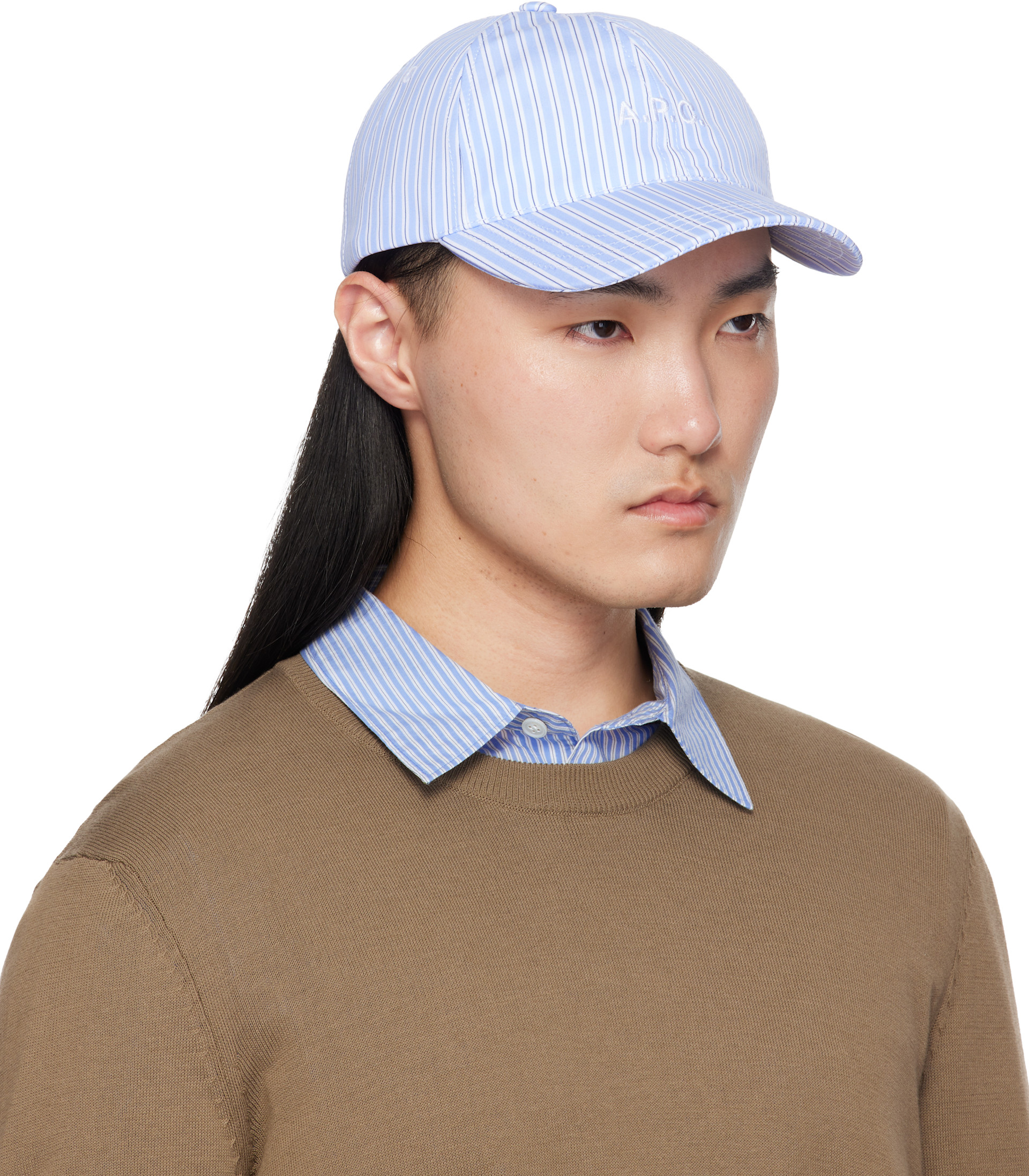 A.P.C. - 블루 & 화이트 찰리 볼캡