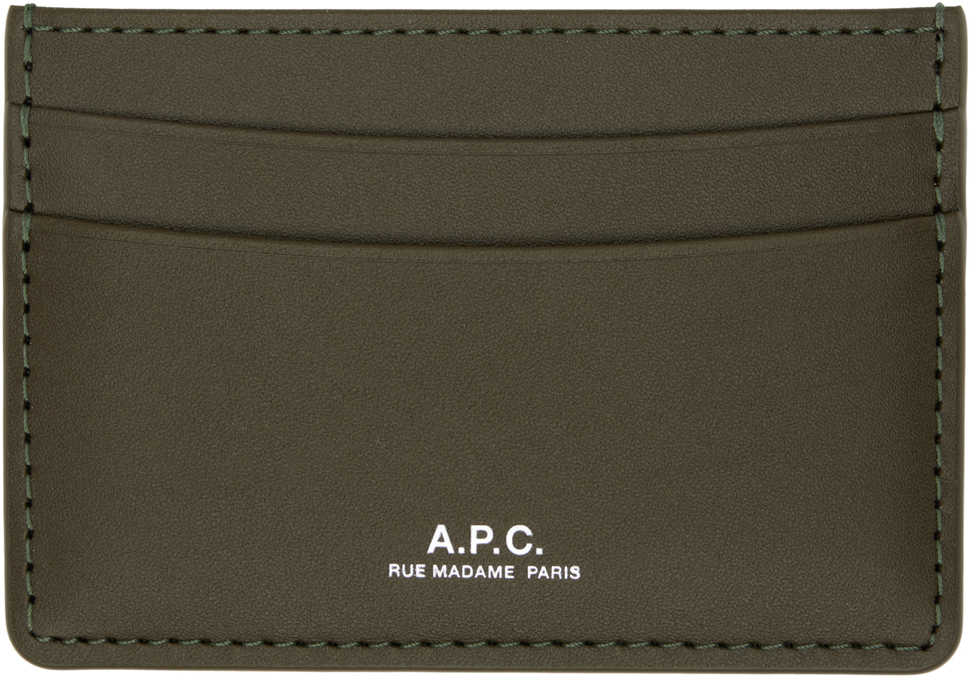 A.P.C. - 카키 안드레 카드 지갑
