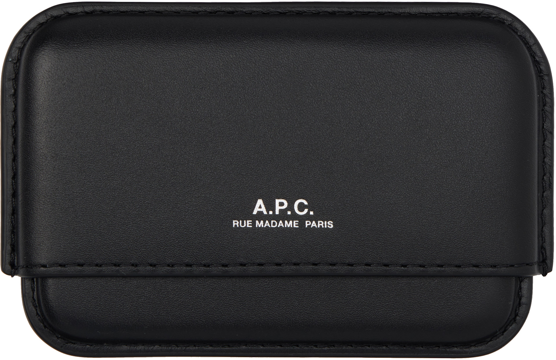 A.P.C.: Black Magna Carta Cardholder | SSENSE