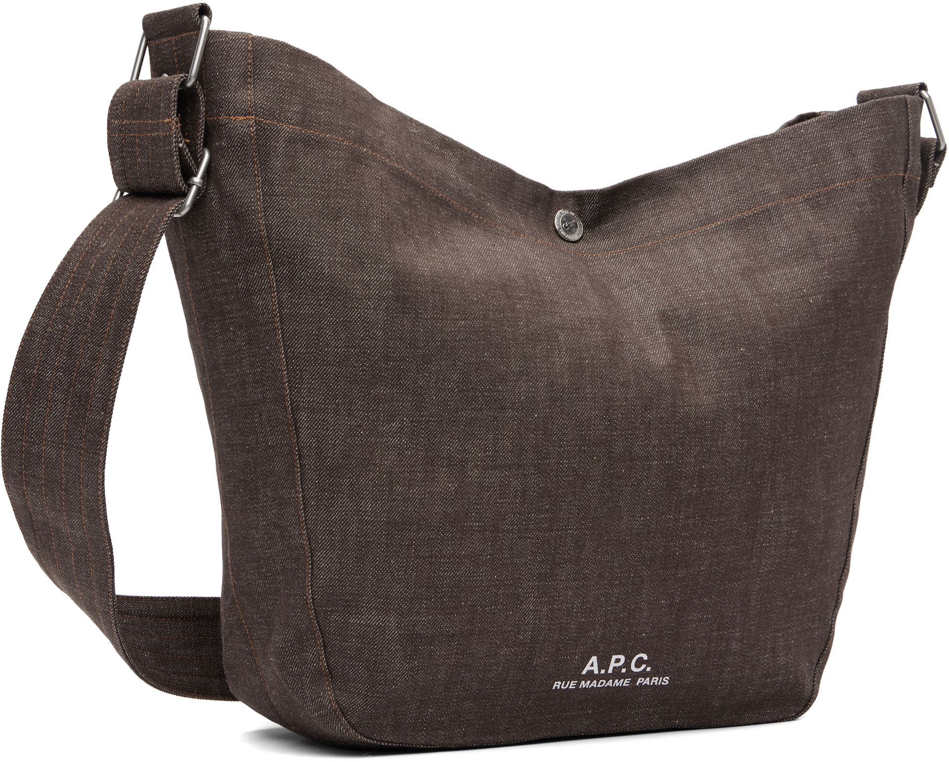 A.P.C. - Sac Journal brun