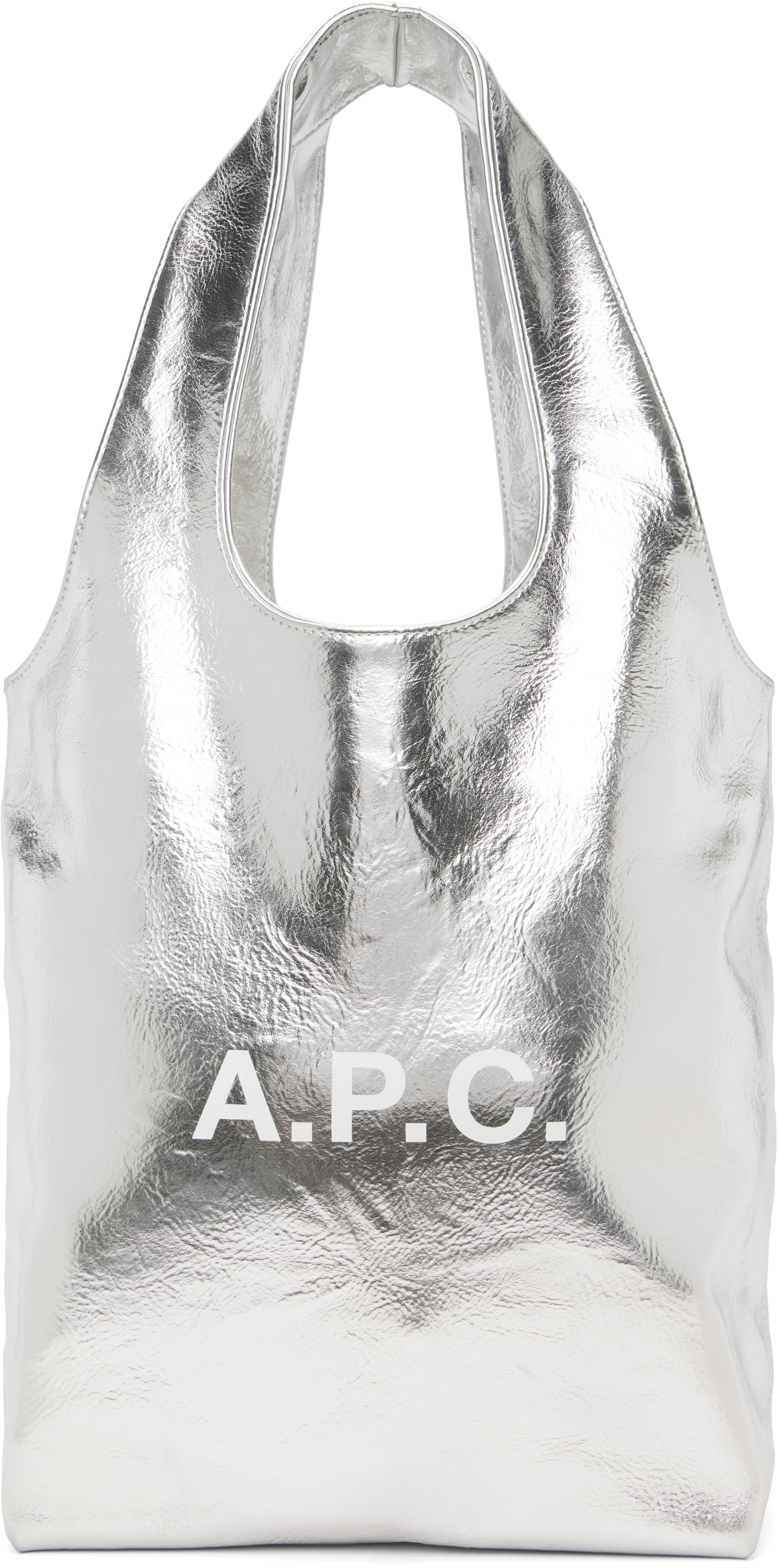 A.P.C. - 실버 스몰 니논 토트백