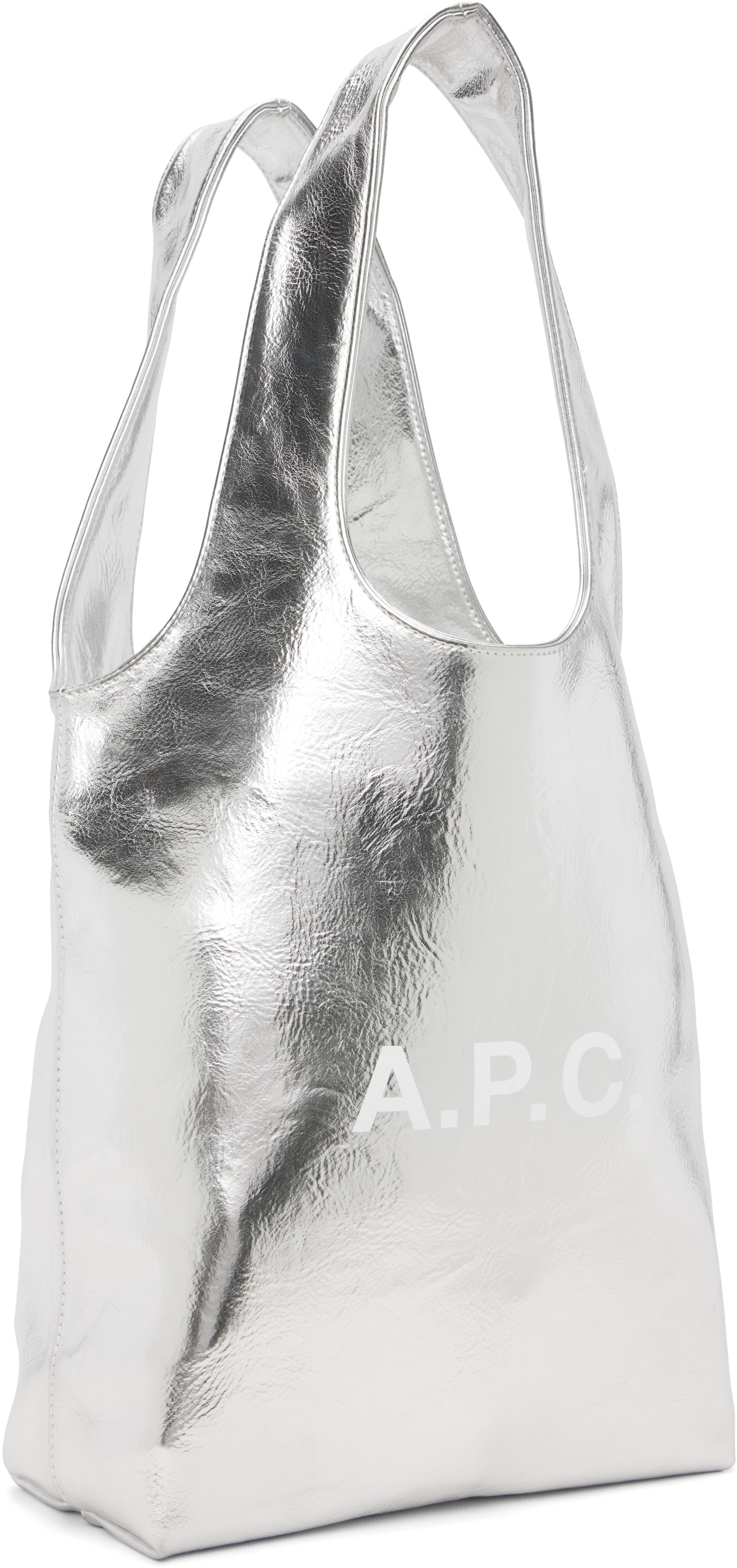 A.P.C. - 실버 스몰 니논 토트백
