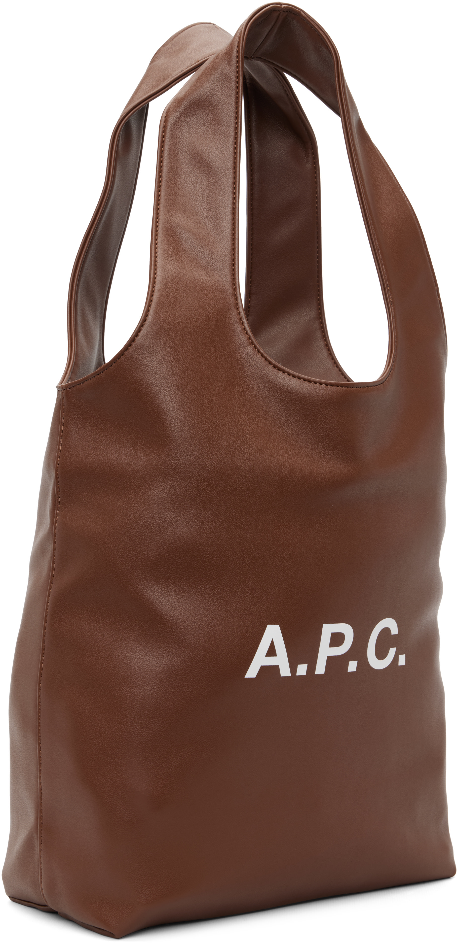 A.P.C. - 브라운 스몰 니논 토트백
