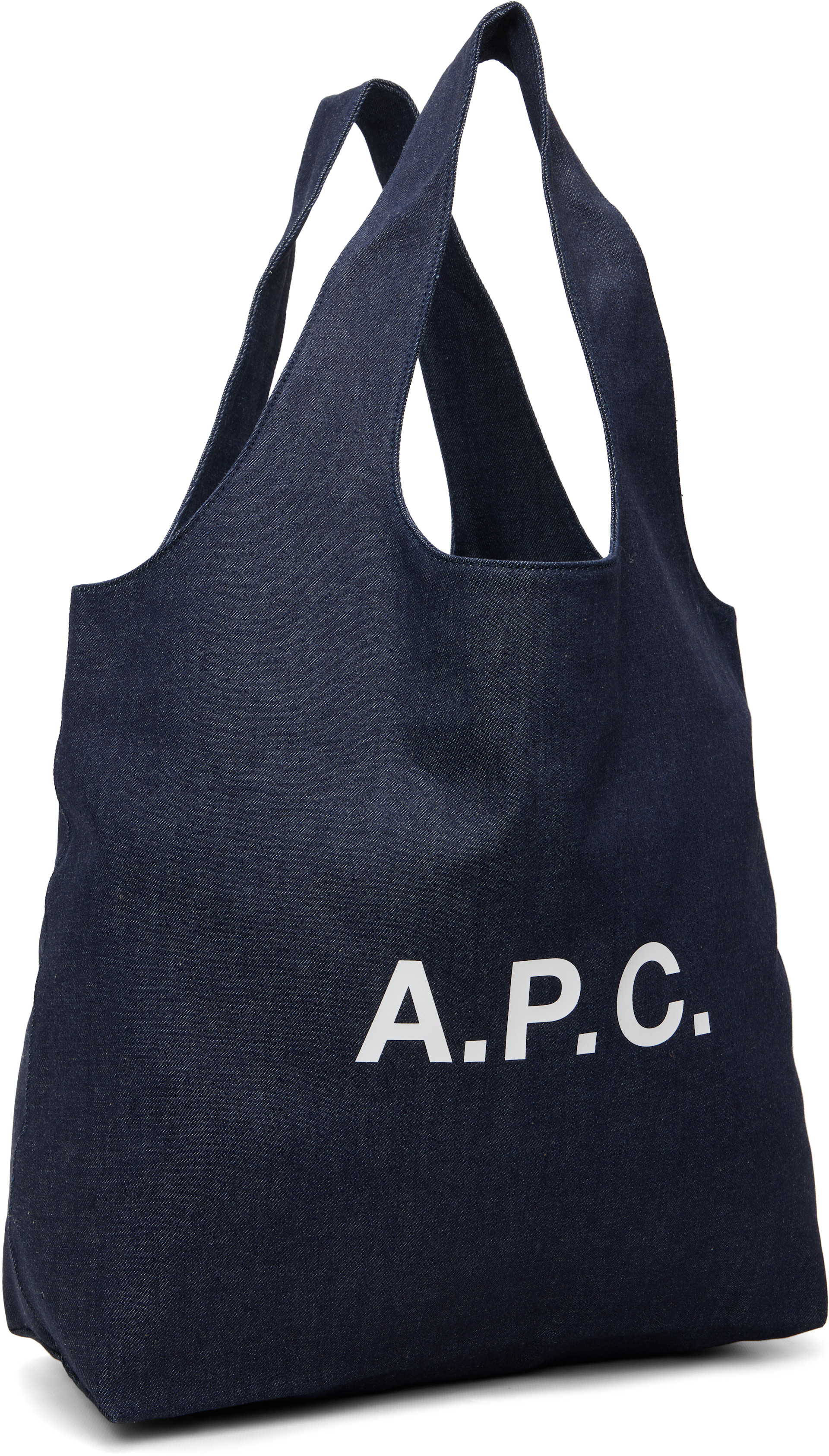 A.P.C. - 네이비 니논 데님 토트백
