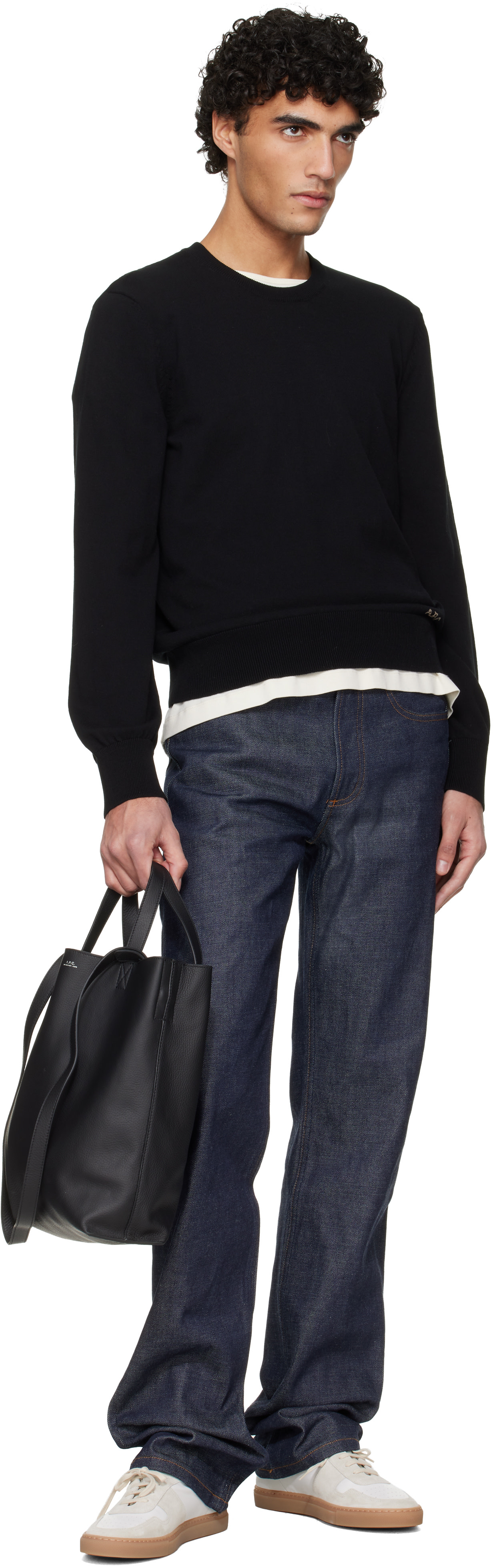 A.P.C. - Moyen cabas Maiko noir