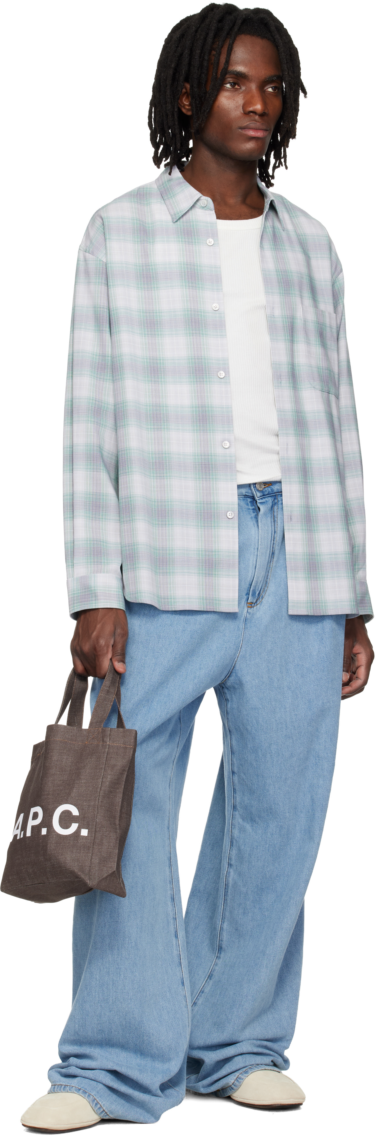 A.P.C. - Petit cabas Lou brun