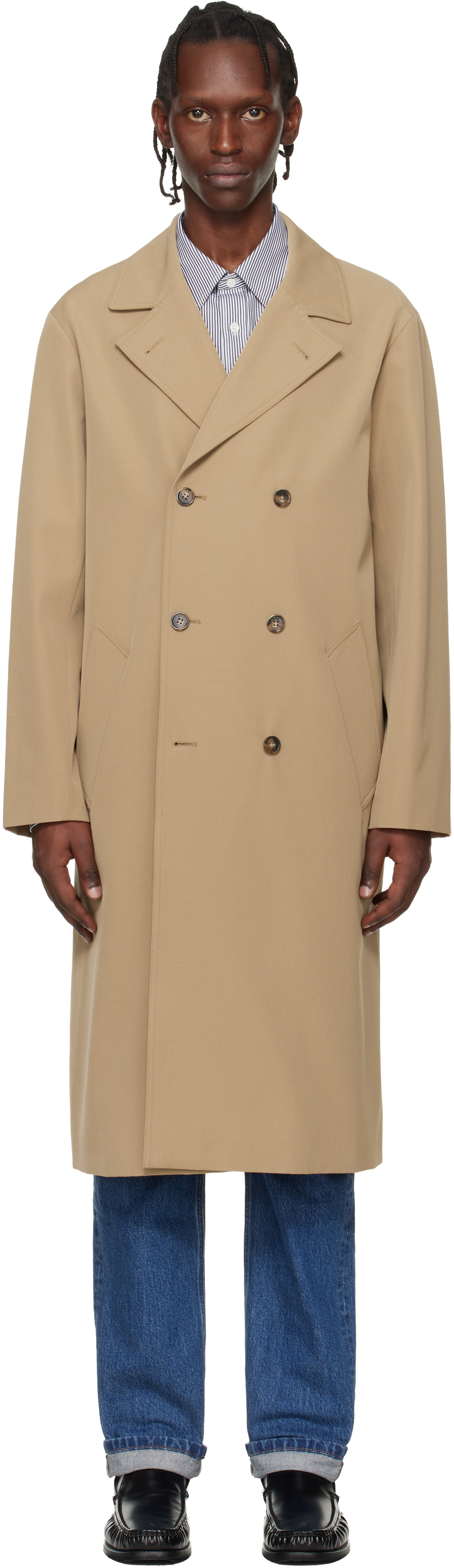 A.P.C. - Manteau Croisé beige