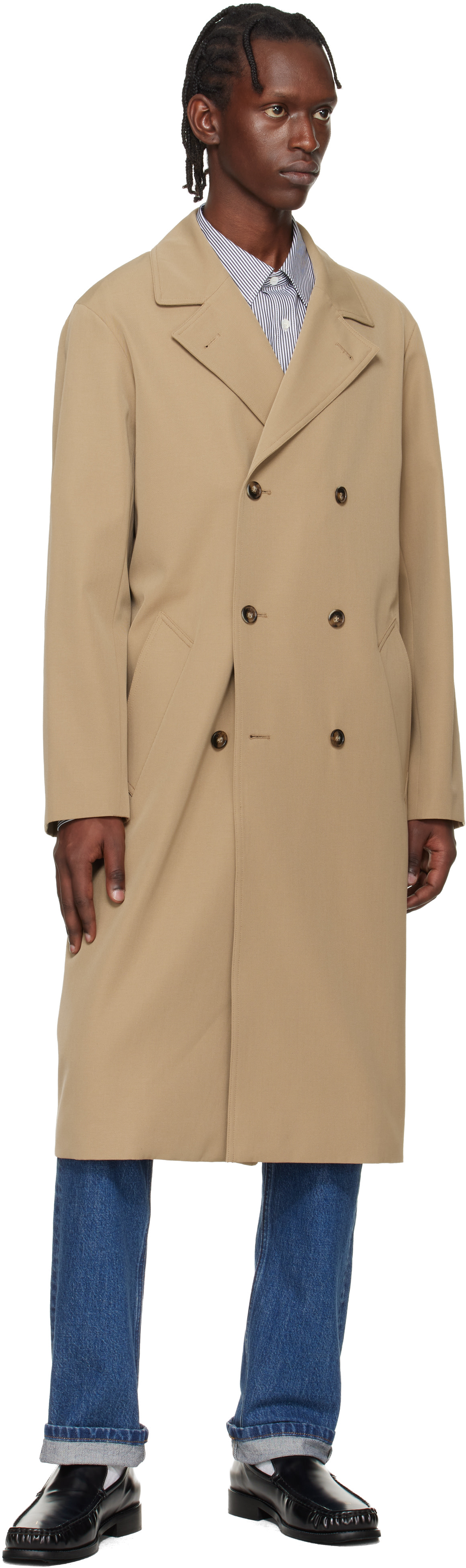A.P.C. - Manteau Croisé beige