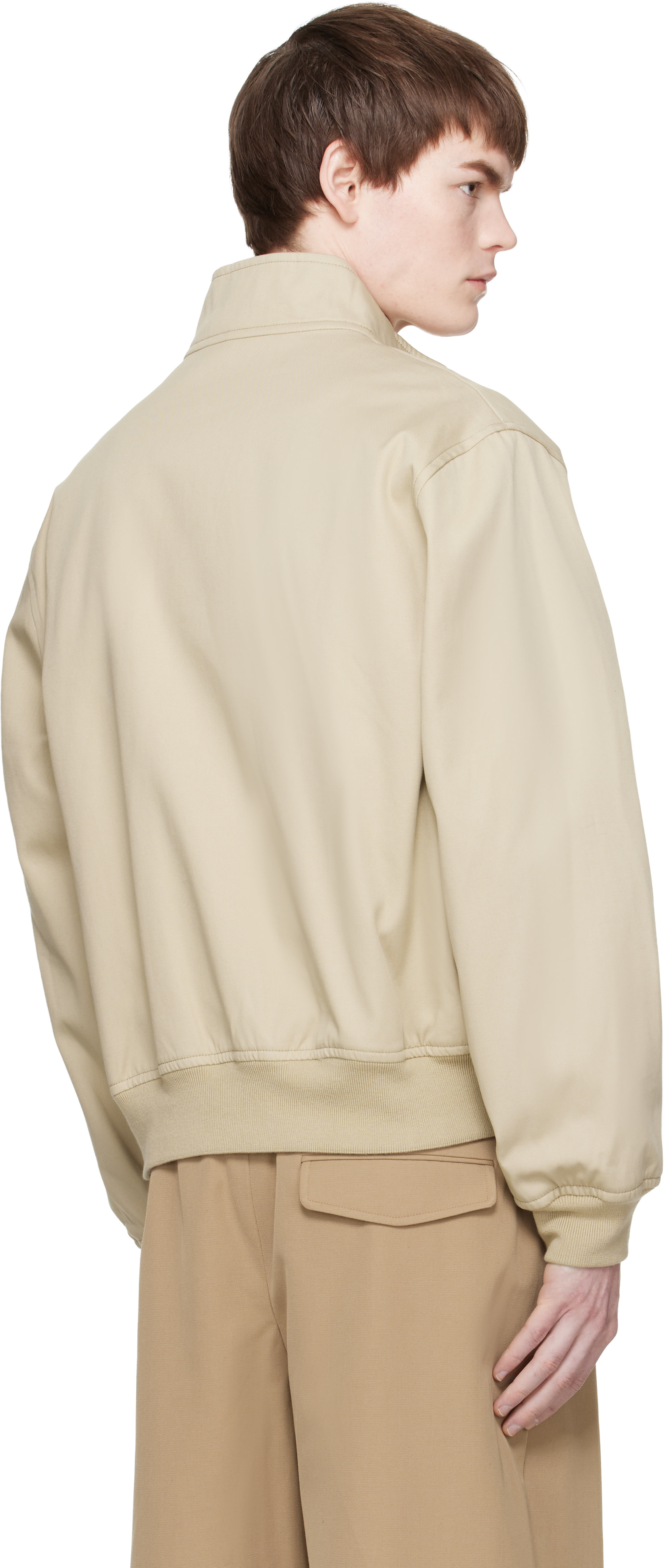 A.P.C. - Blouson beige à glissière