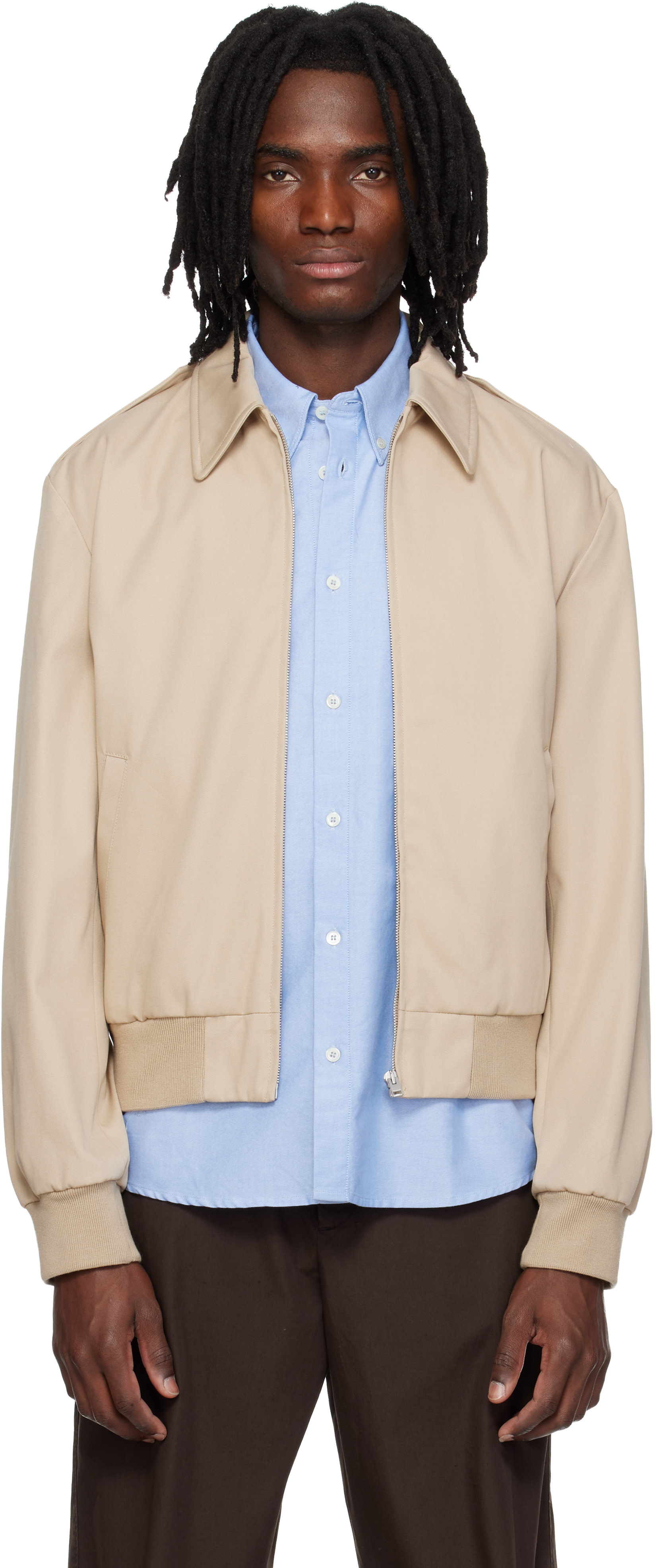 A.P.C. - Blouson aviateur Miles beige