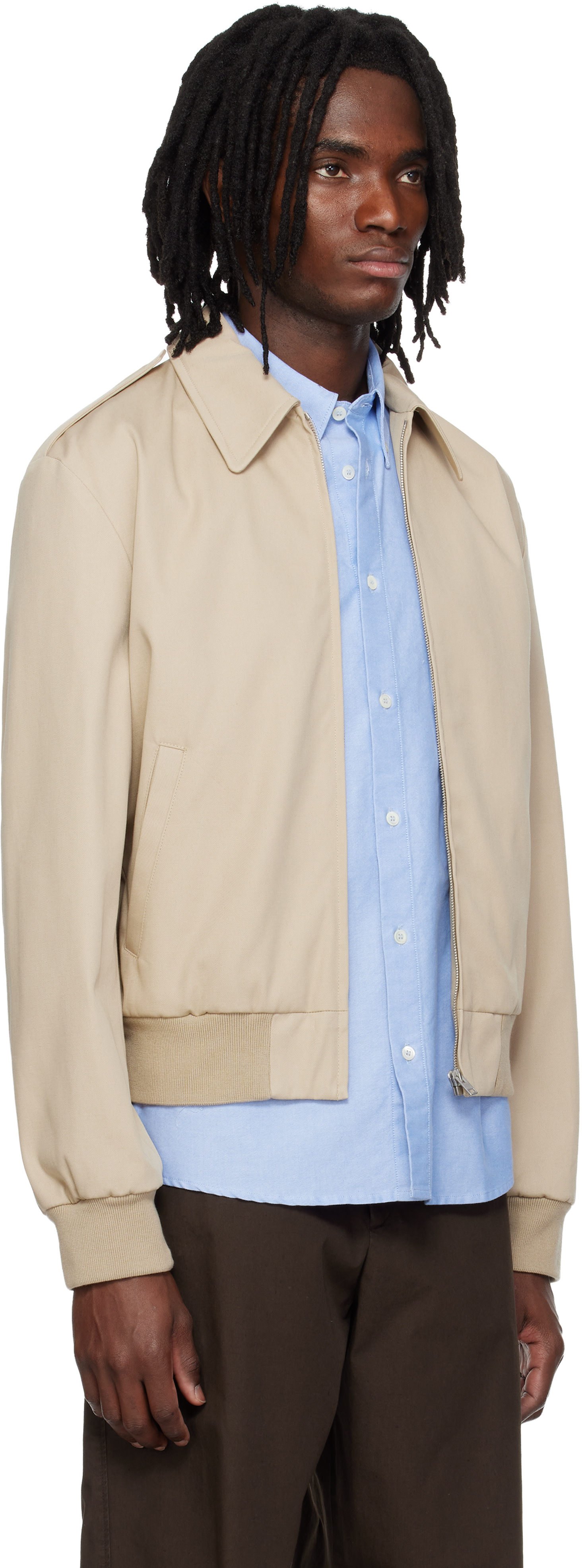 A.P.C. - Blouson aviateur Miles beige