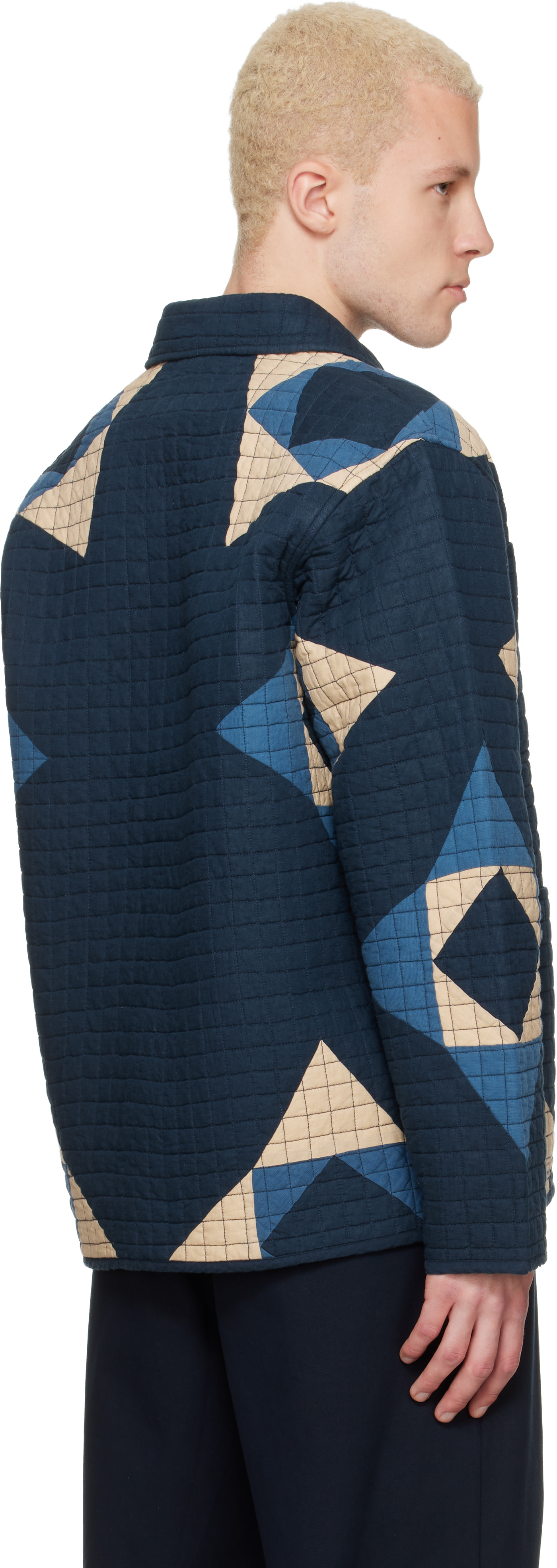 A.P.C. - Blouson matelassé bleu marine