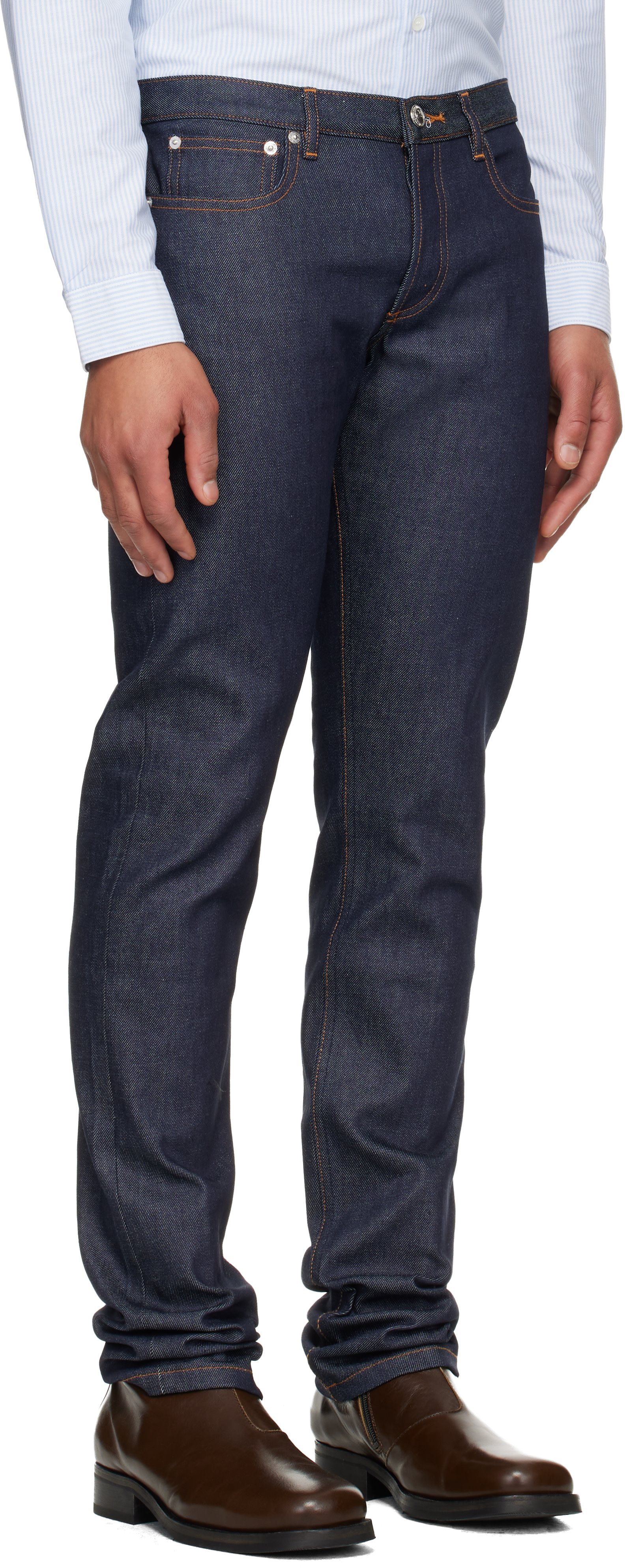 A.P.C. - Navy Petit Standard Jeans