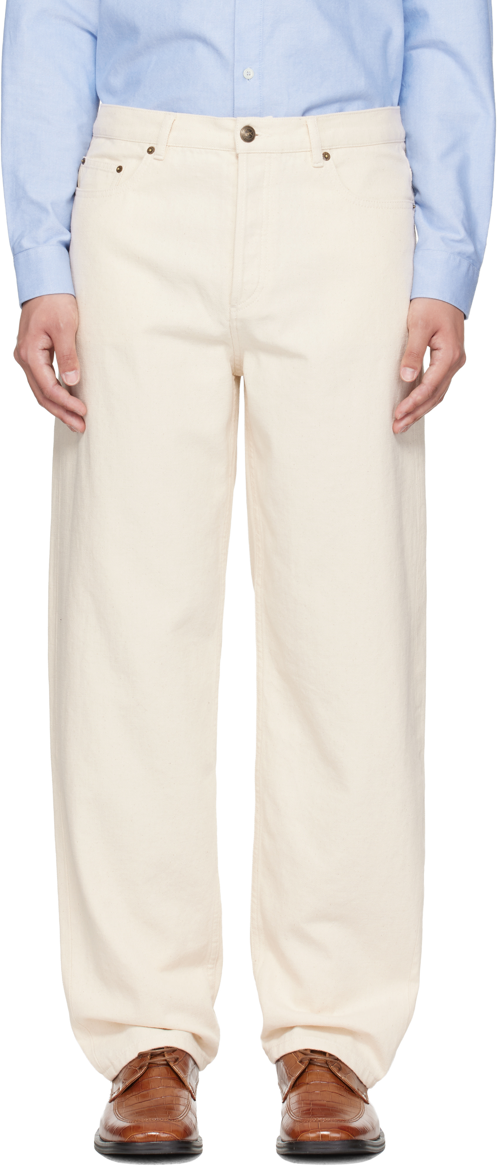 A.P.C. - Jean Fairfax blanc cassé