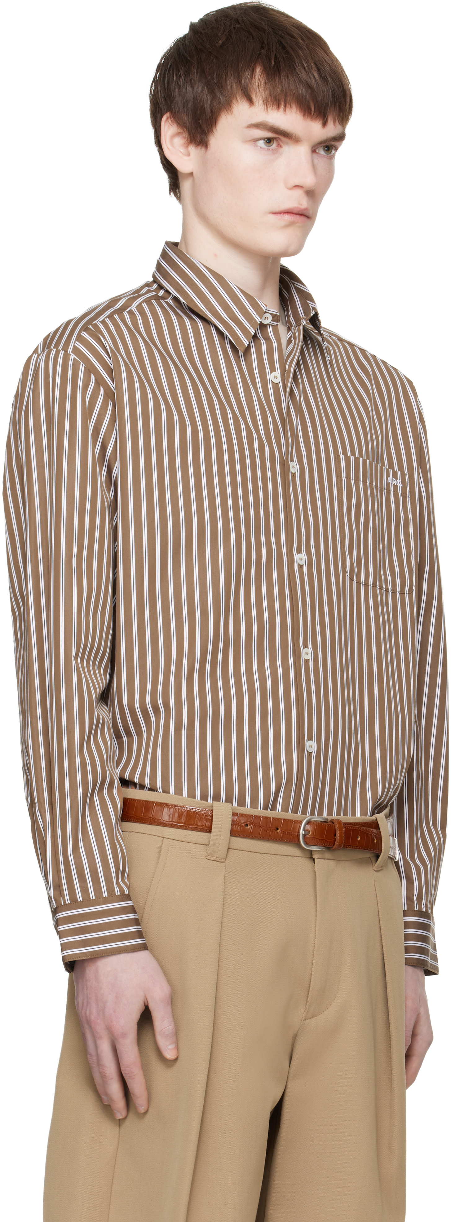 A.P.C. - Chemise Malo brune