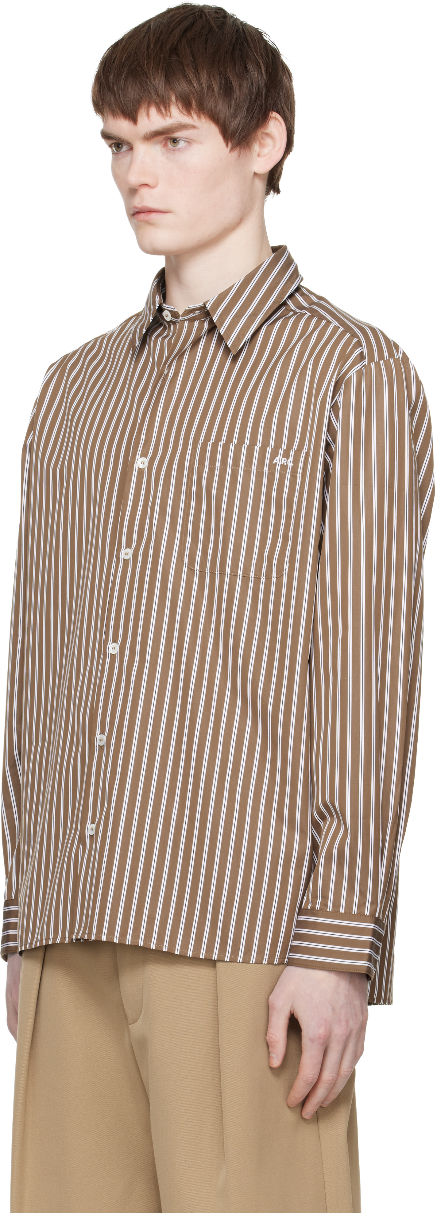 A.P.C. - Chemise Malo brune