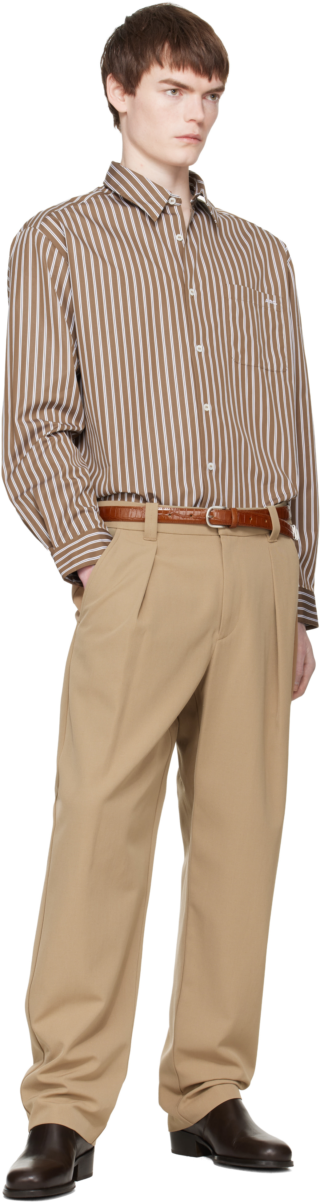 A.P.C. - Chemise Malo brune