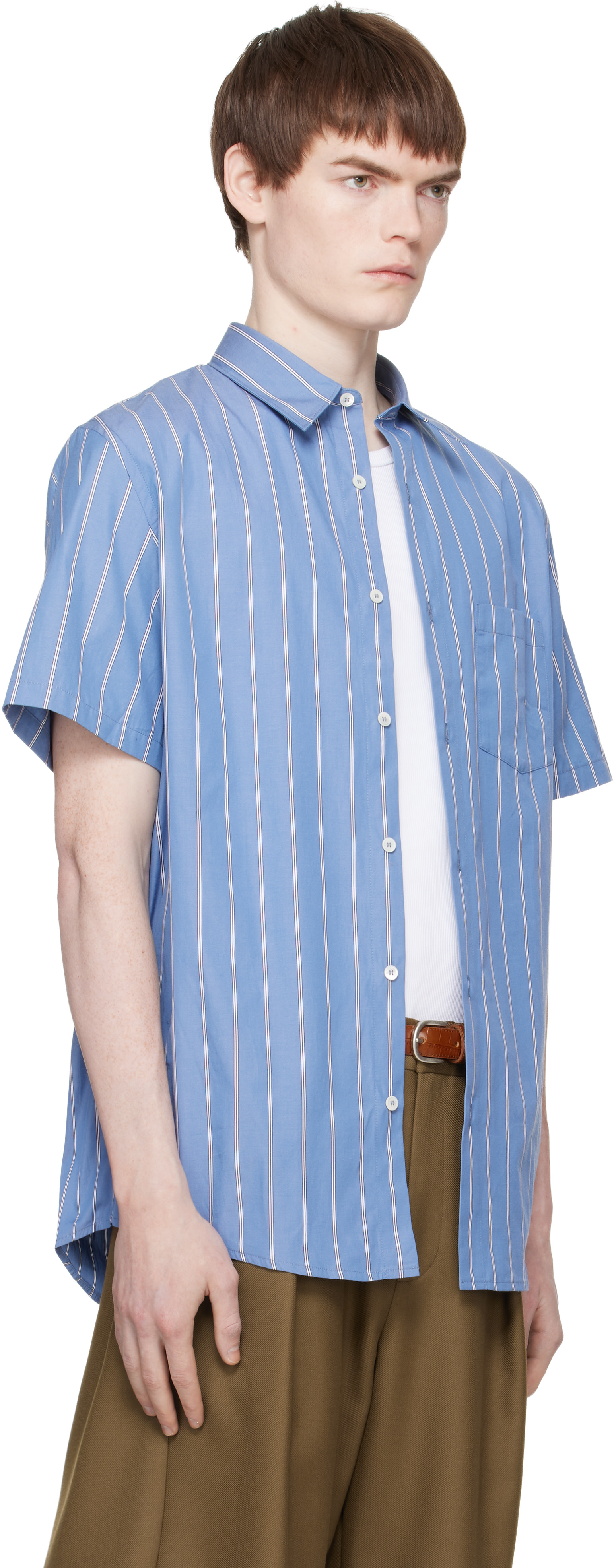 A.P.C. - Chemise Bart bleue
