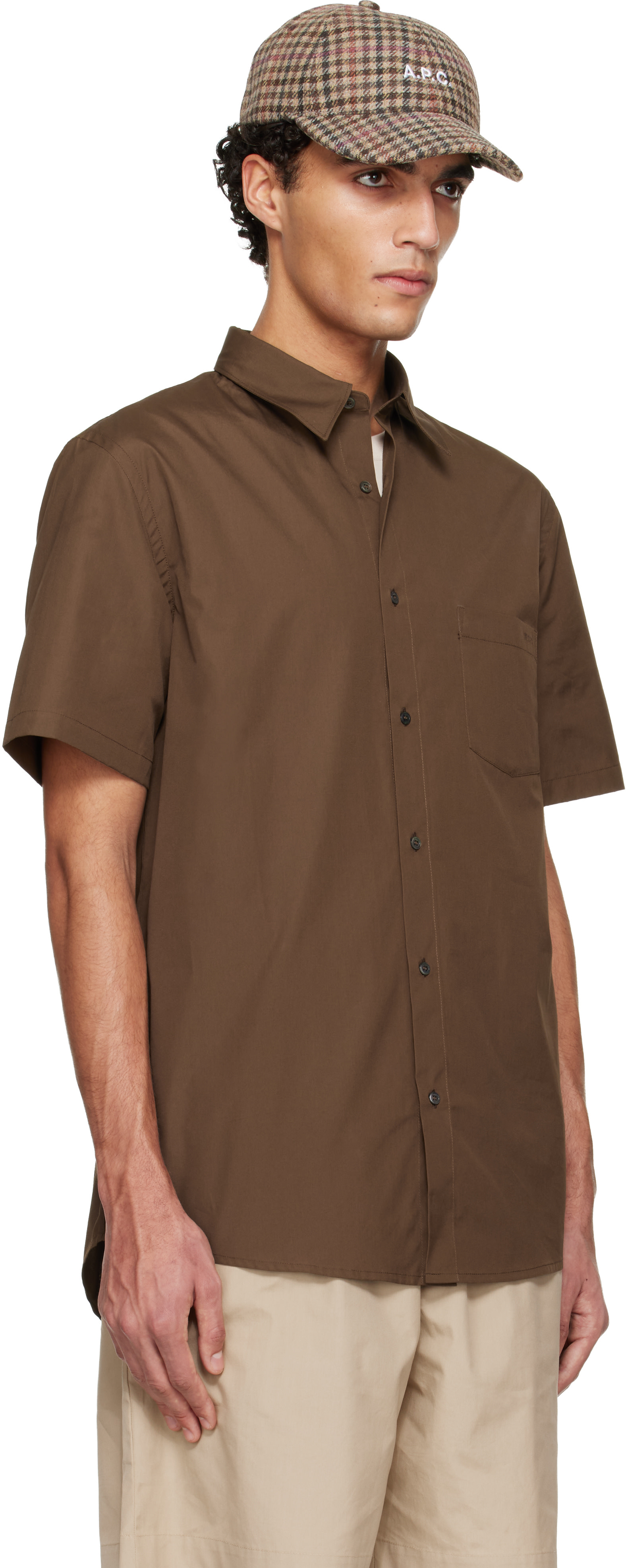 A.P.C. - Chemise Bart brune