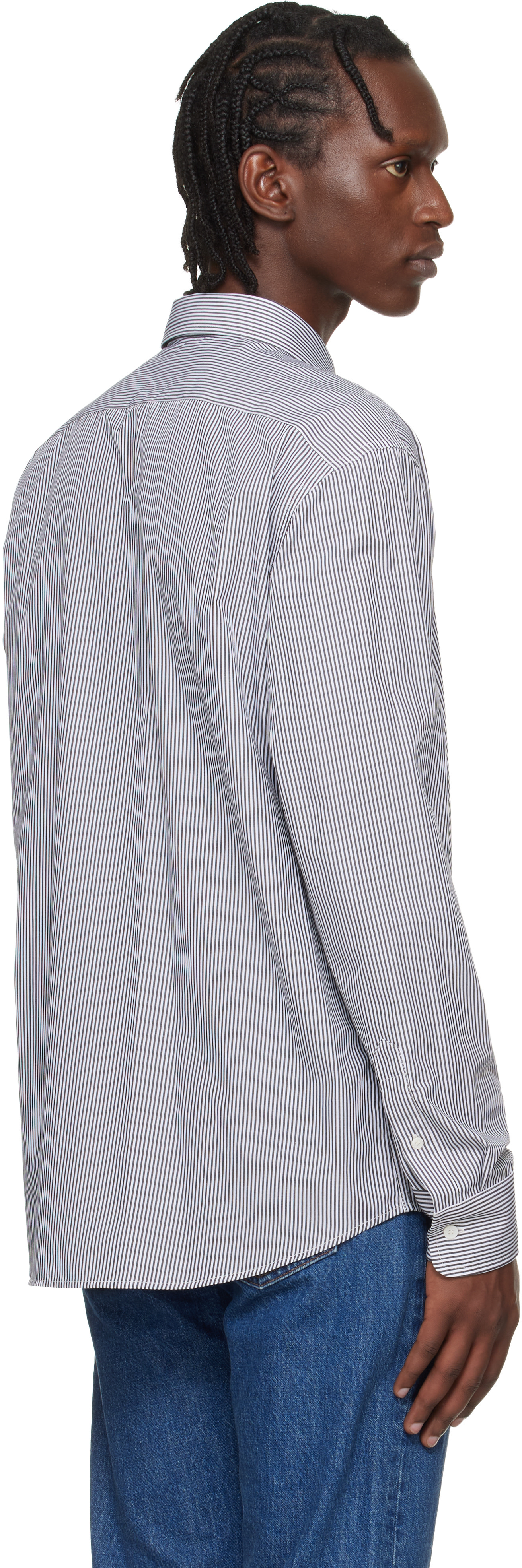 A.P.C. - White & Black Owen Shirt