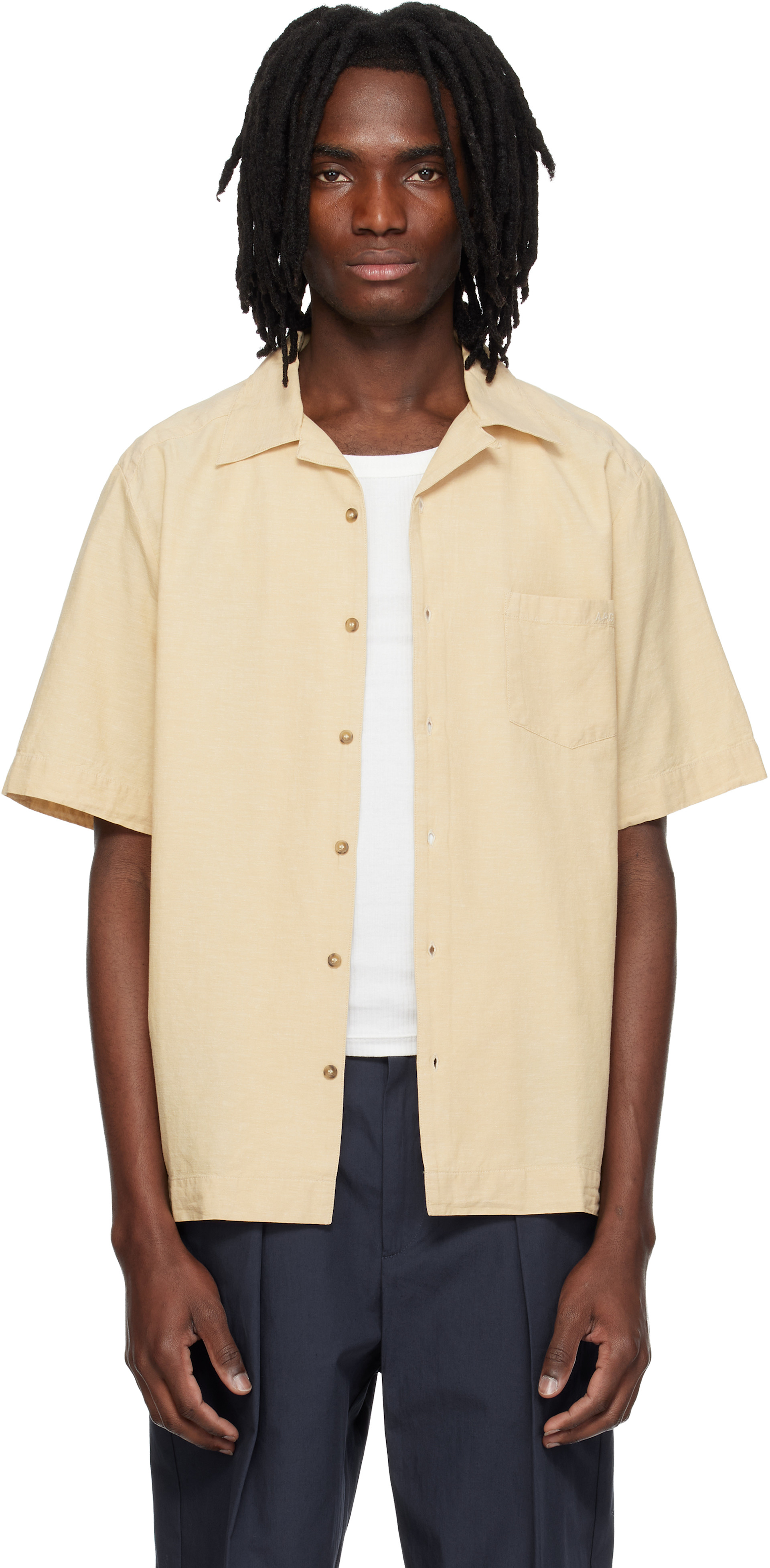 A.P.C. - Chemise Jude beige