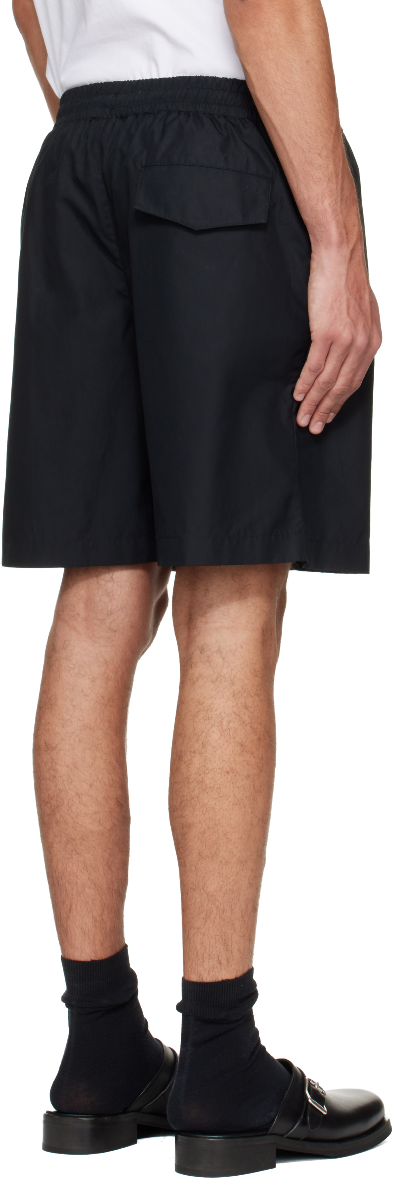 A.P.C. - Short noir en coton bio