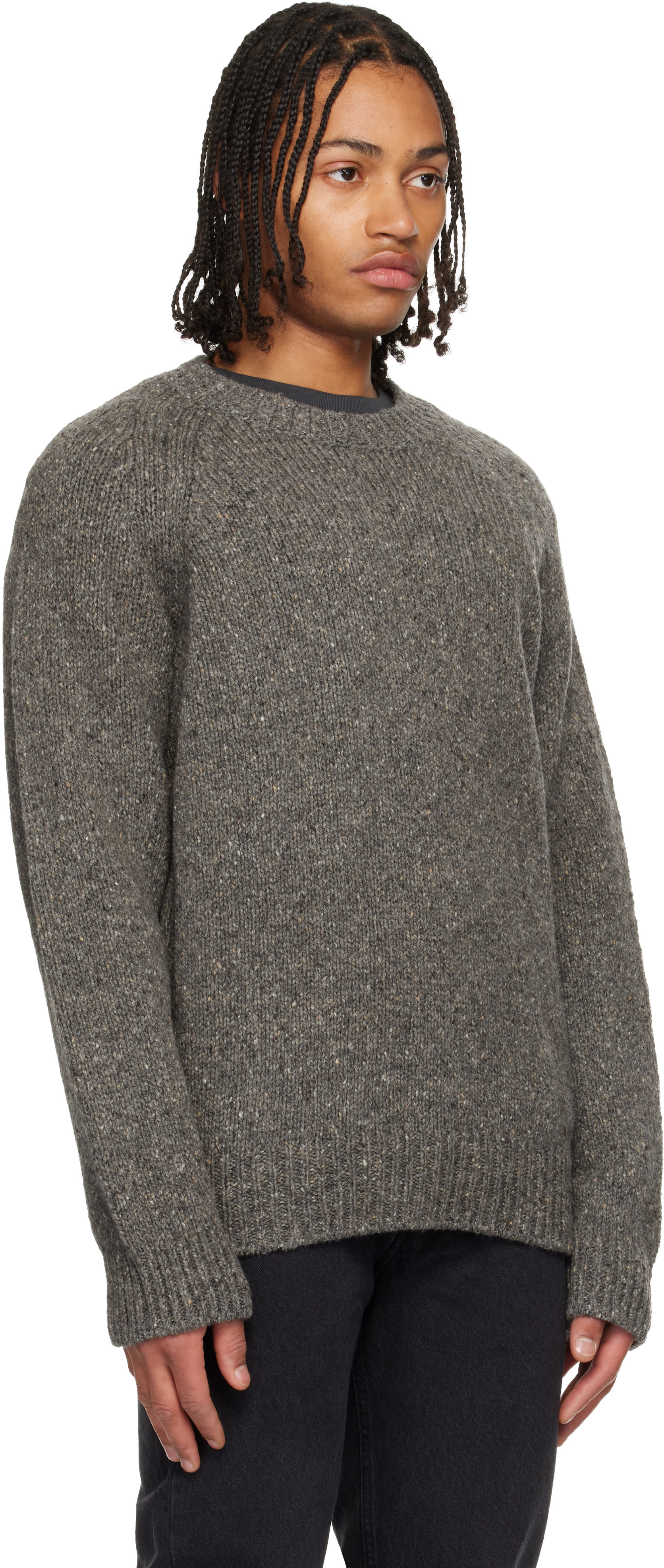 A.P.C. - Gray Harris Sweater