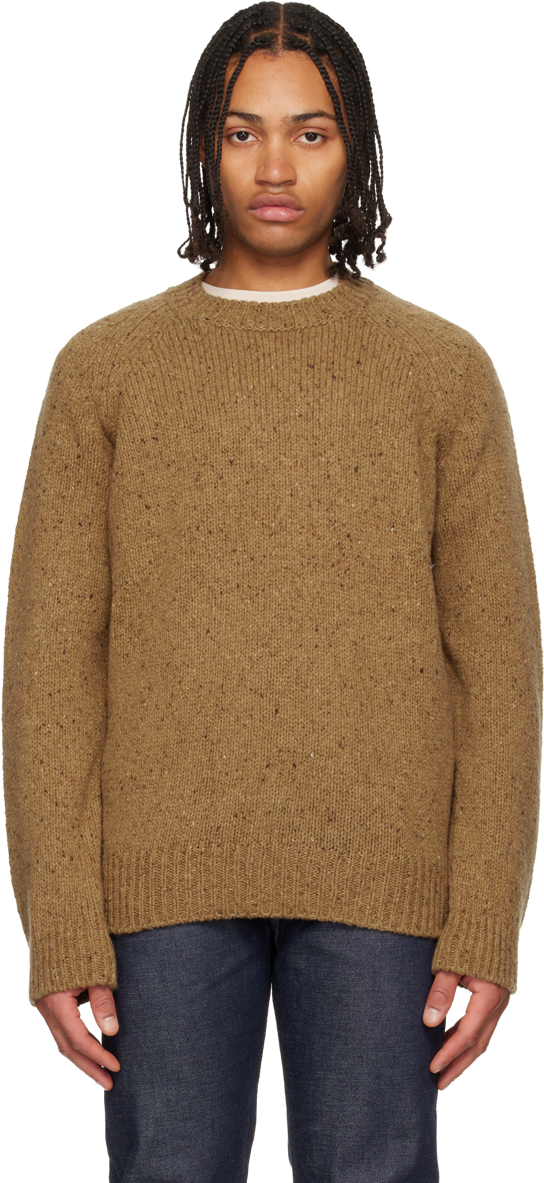 A.P.C. - Pull Harris brun clair