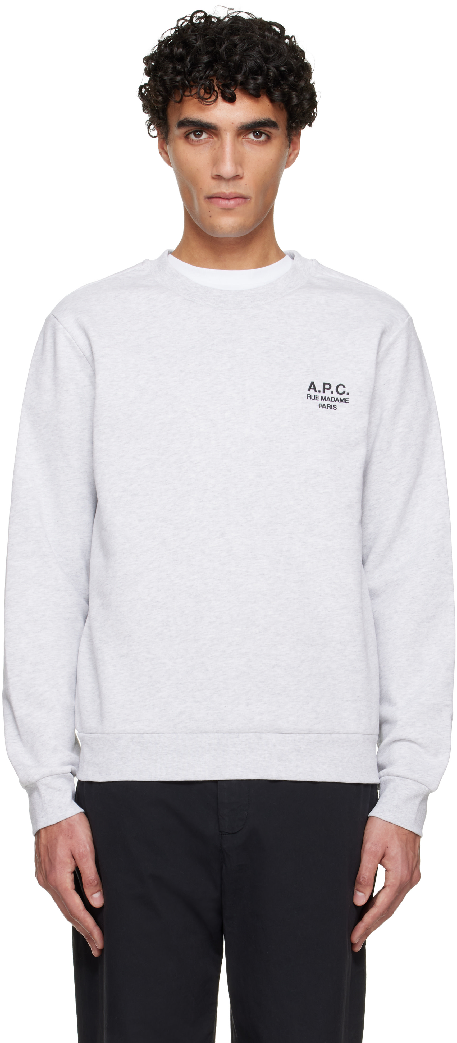 A.P.C. - 그레이 스탠다드 루마담 스웨트셔츠