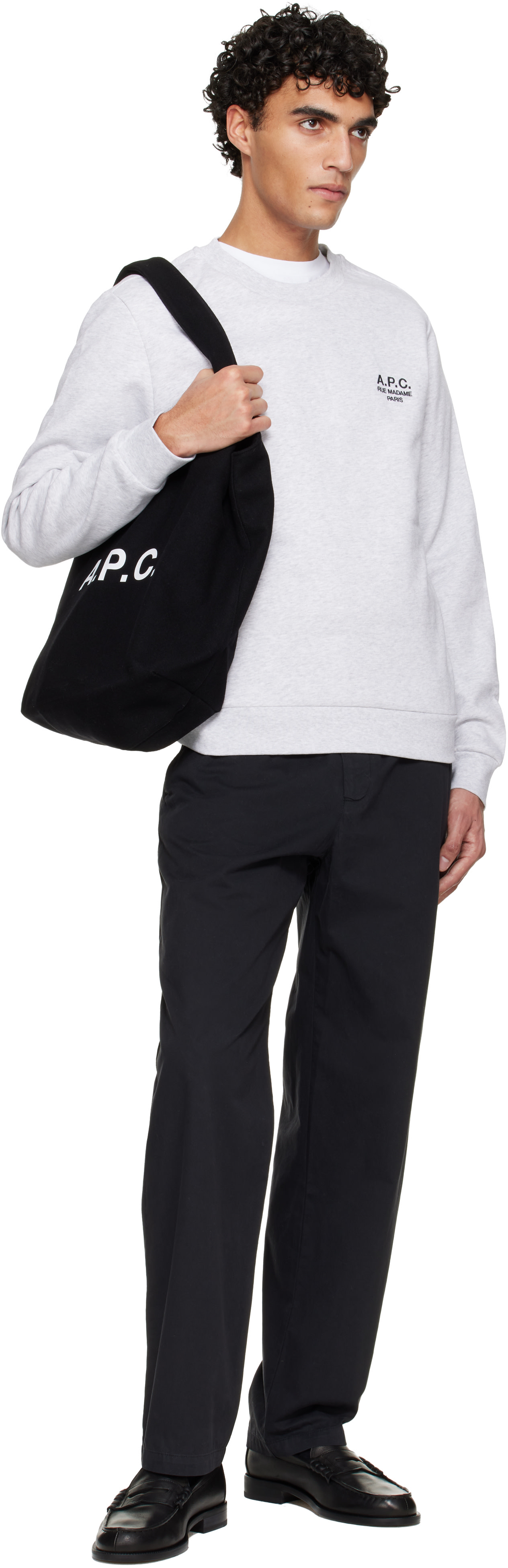 A.P.C. - 그레이 스탠다드 루마담 스웨트셔츠