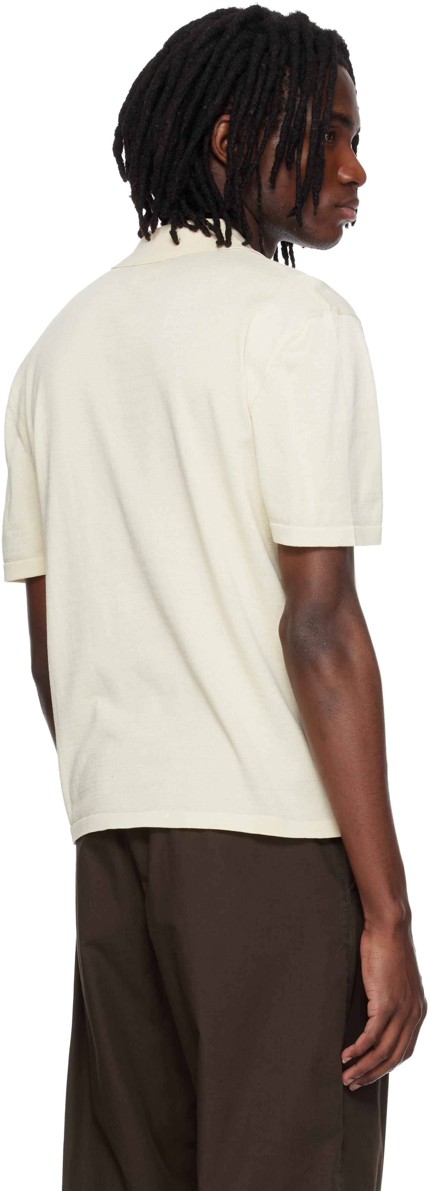 A.P.C. - Polo Colin blanc cassé