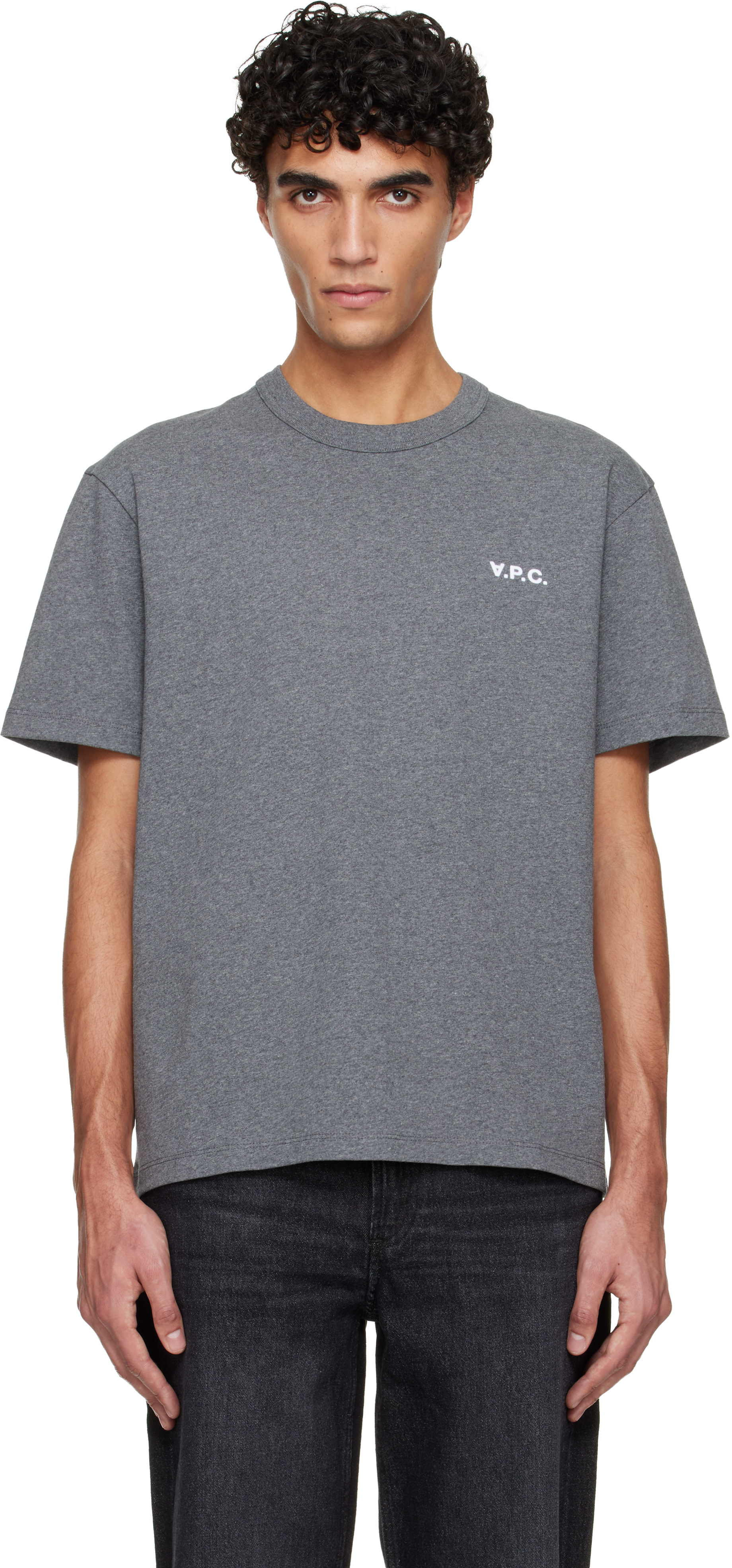 A.P.C. - グレー Petit 'VPC' ボクシー Tシャツ