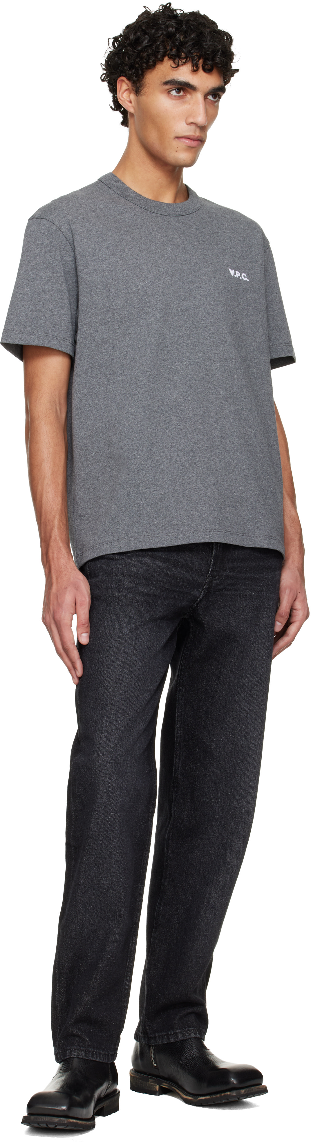 A.P.C. - グレー Petit 'VPC' ボクシー Tシャツ