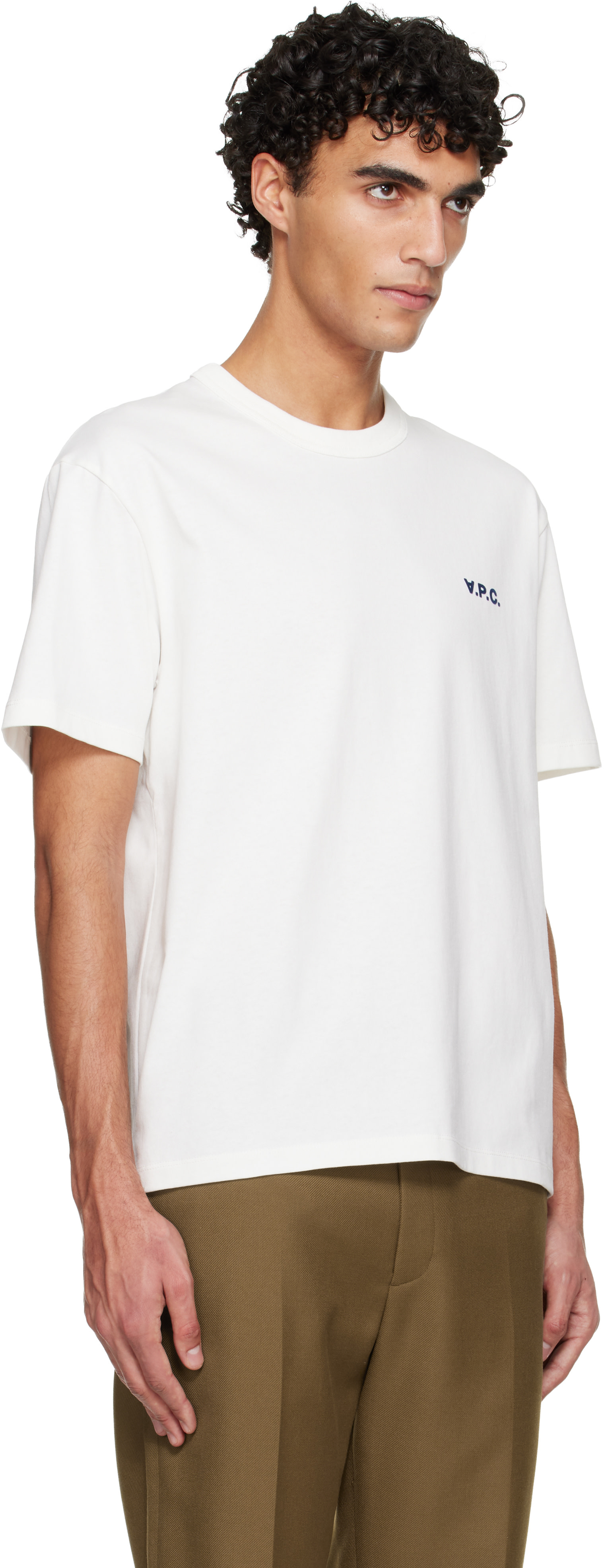 A.P.C. - 화이트 박시 쁘띠 VPC 티셔츠