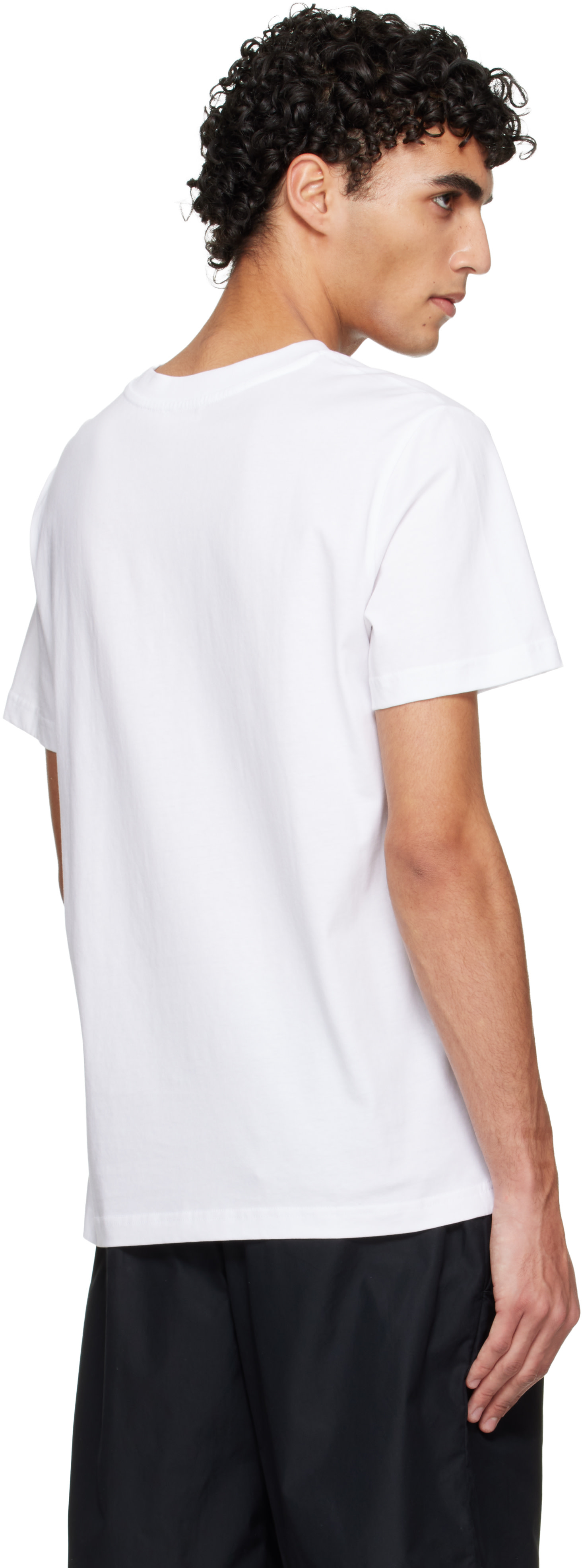 A.P.C. - T-shirt blanc à logo