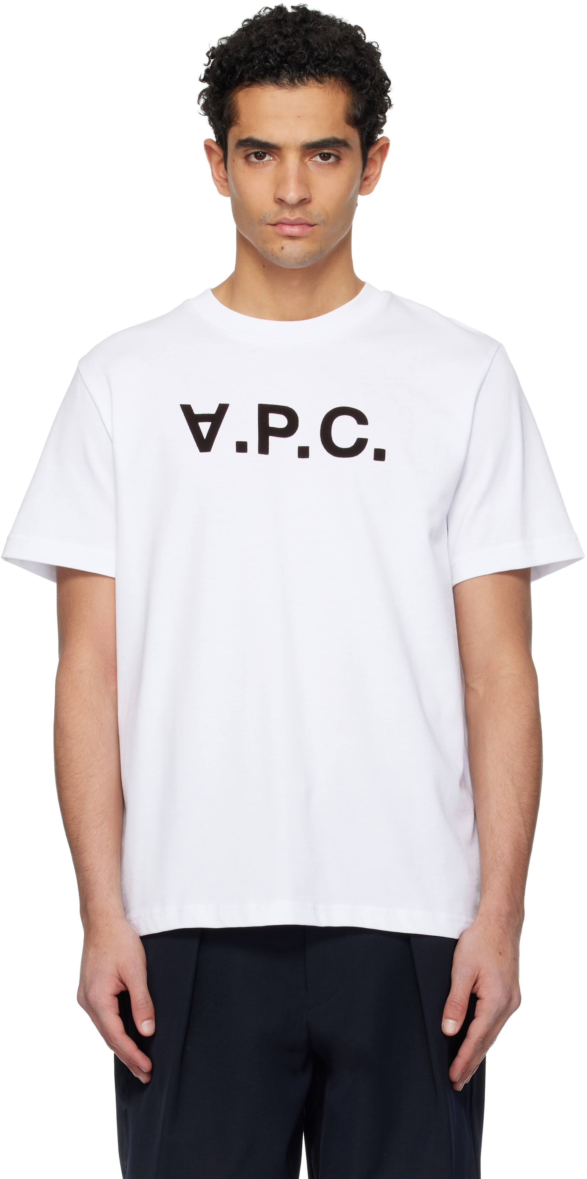 A.P.C. - 화이트 스탠다드 라지 VPC 티셔츠