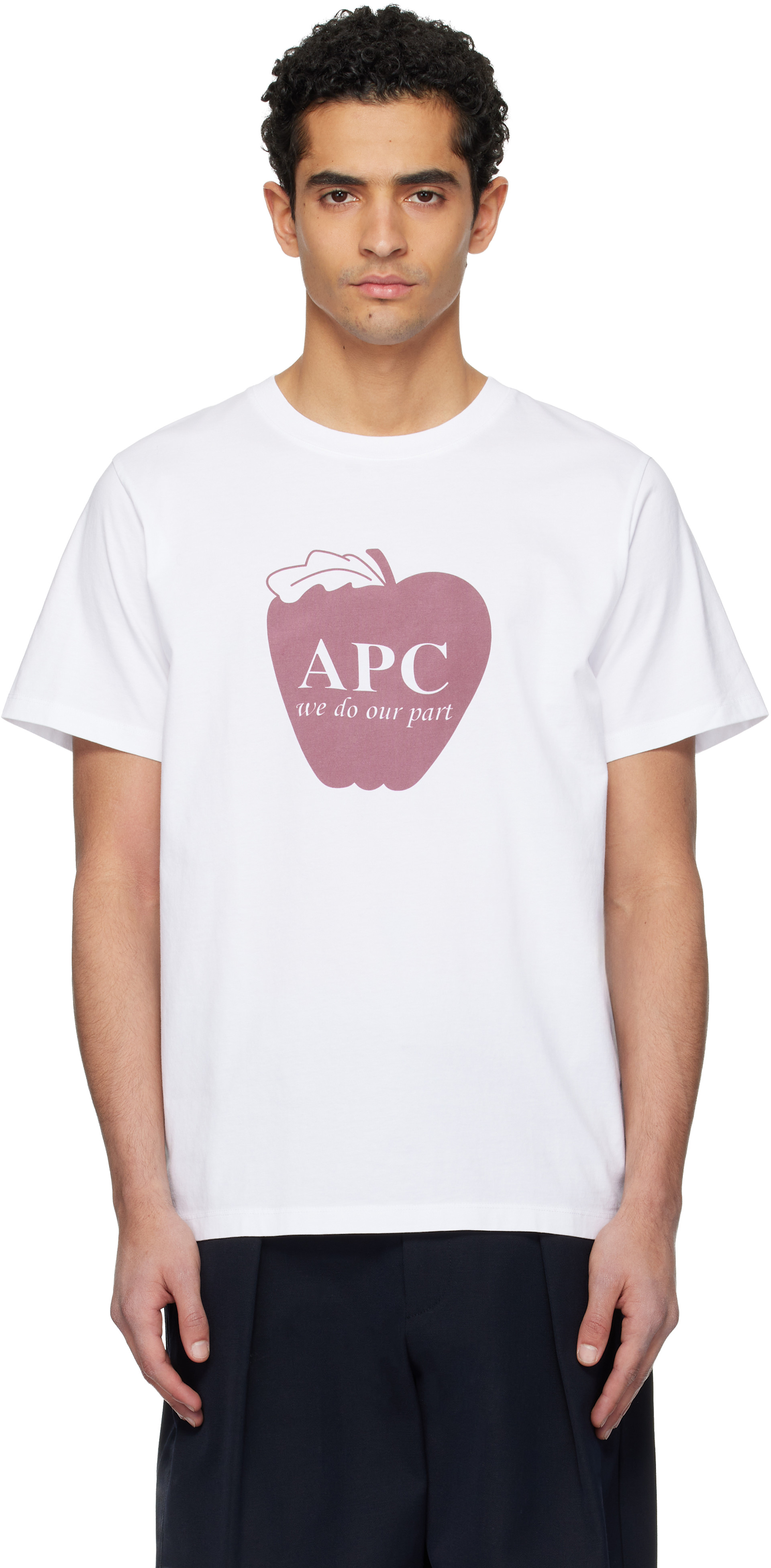 A.P.C. - 화이트 폼 티셔츠