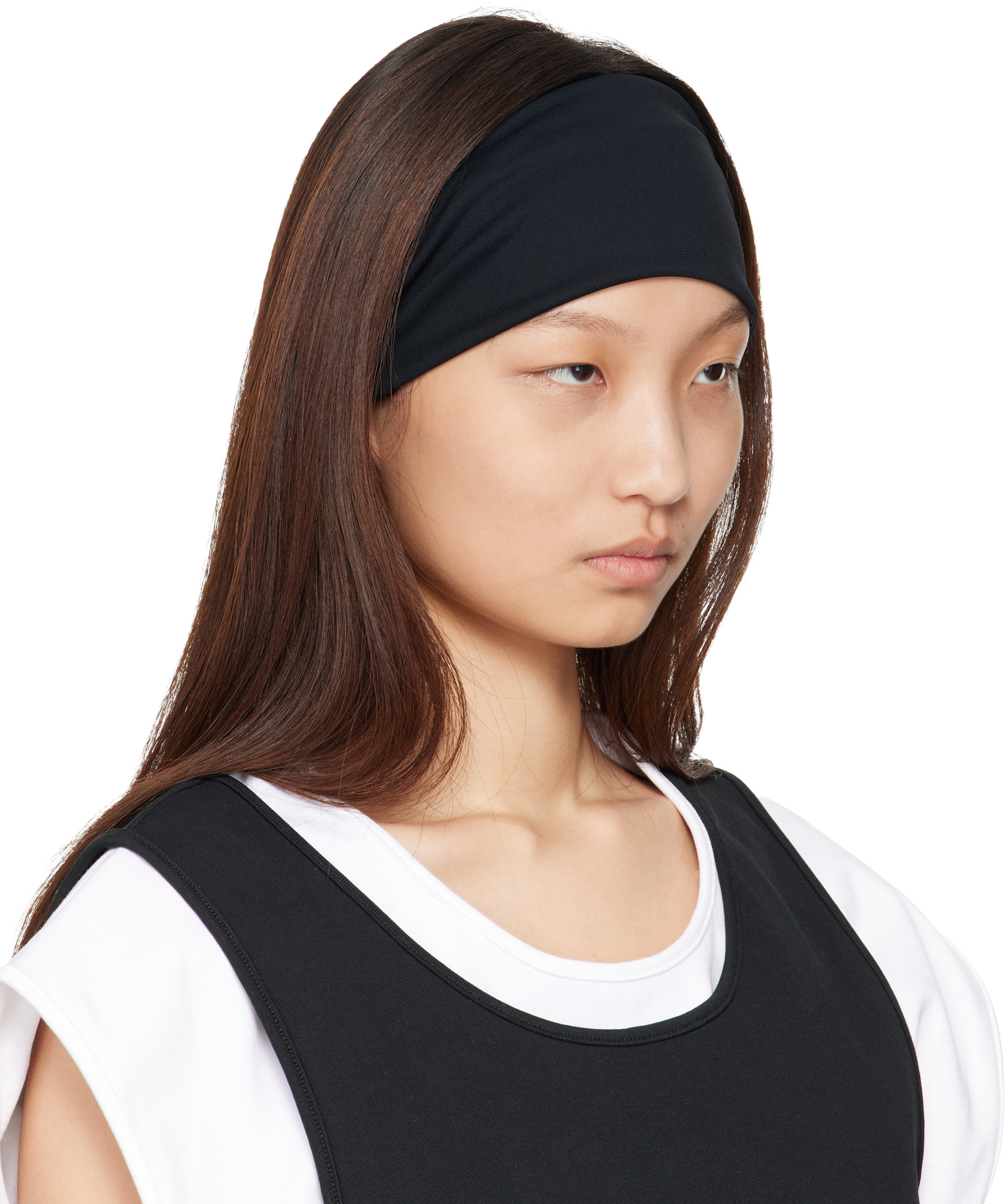 Lanvin - Bandeau noir en gros-grain