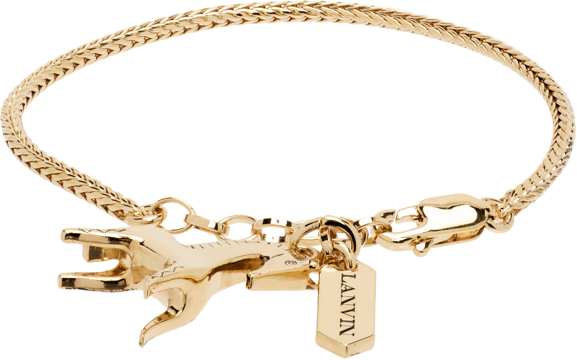Lanvin - Bracelet à pendentif graphique