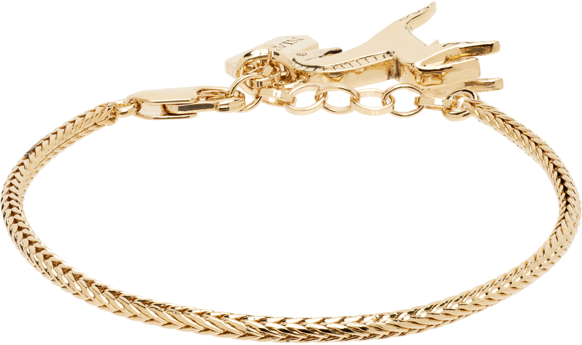 Lanvin: Lunar Year Horse Pendant Bracelet | SSENSE
