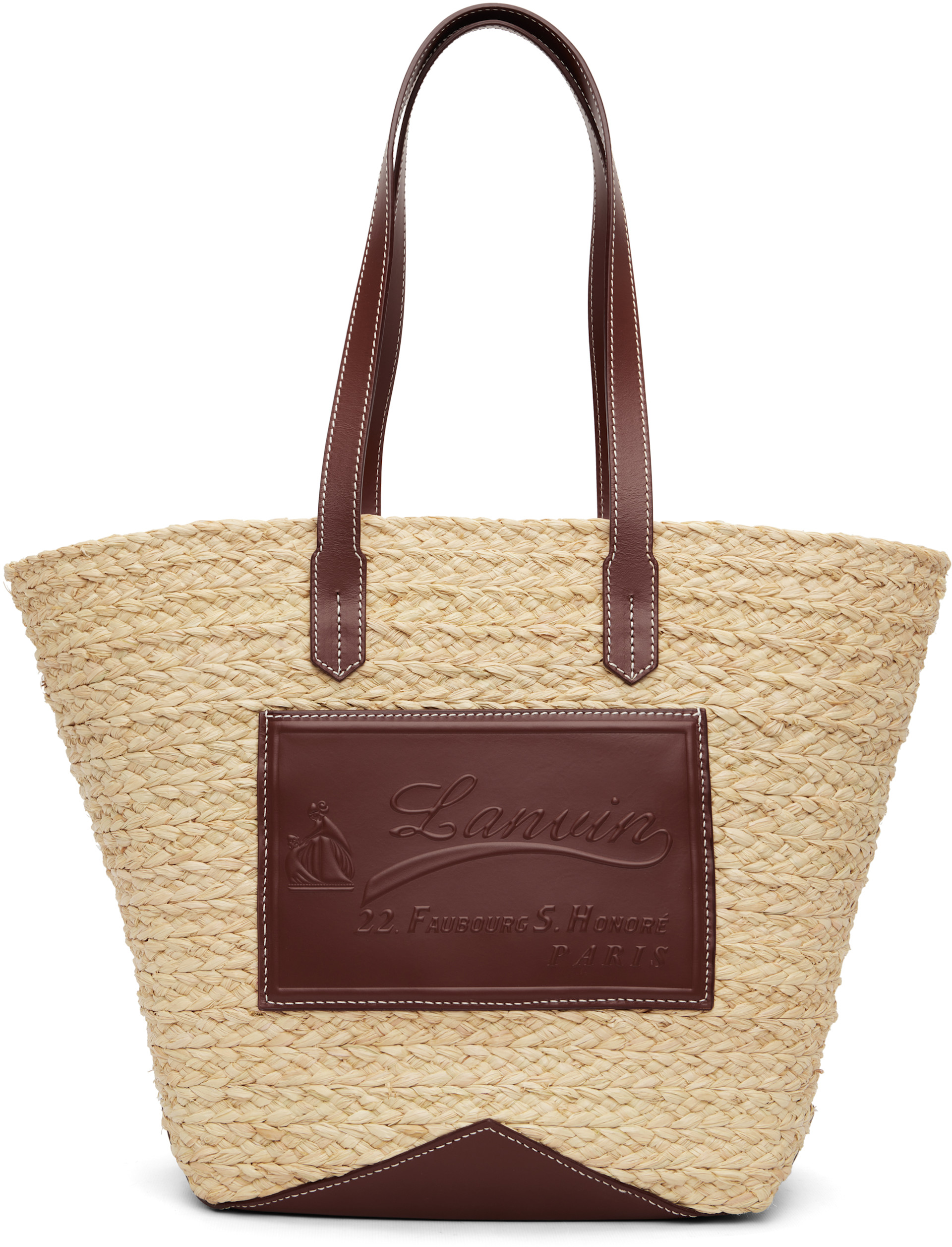Lanvin - Moyen cabas Catch beige