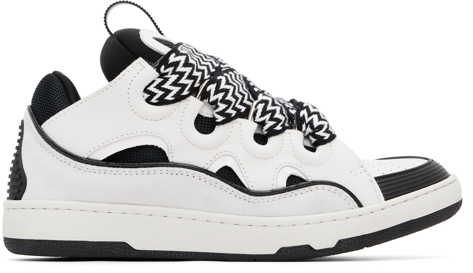 Lanvin - Baskets Curb blanches
