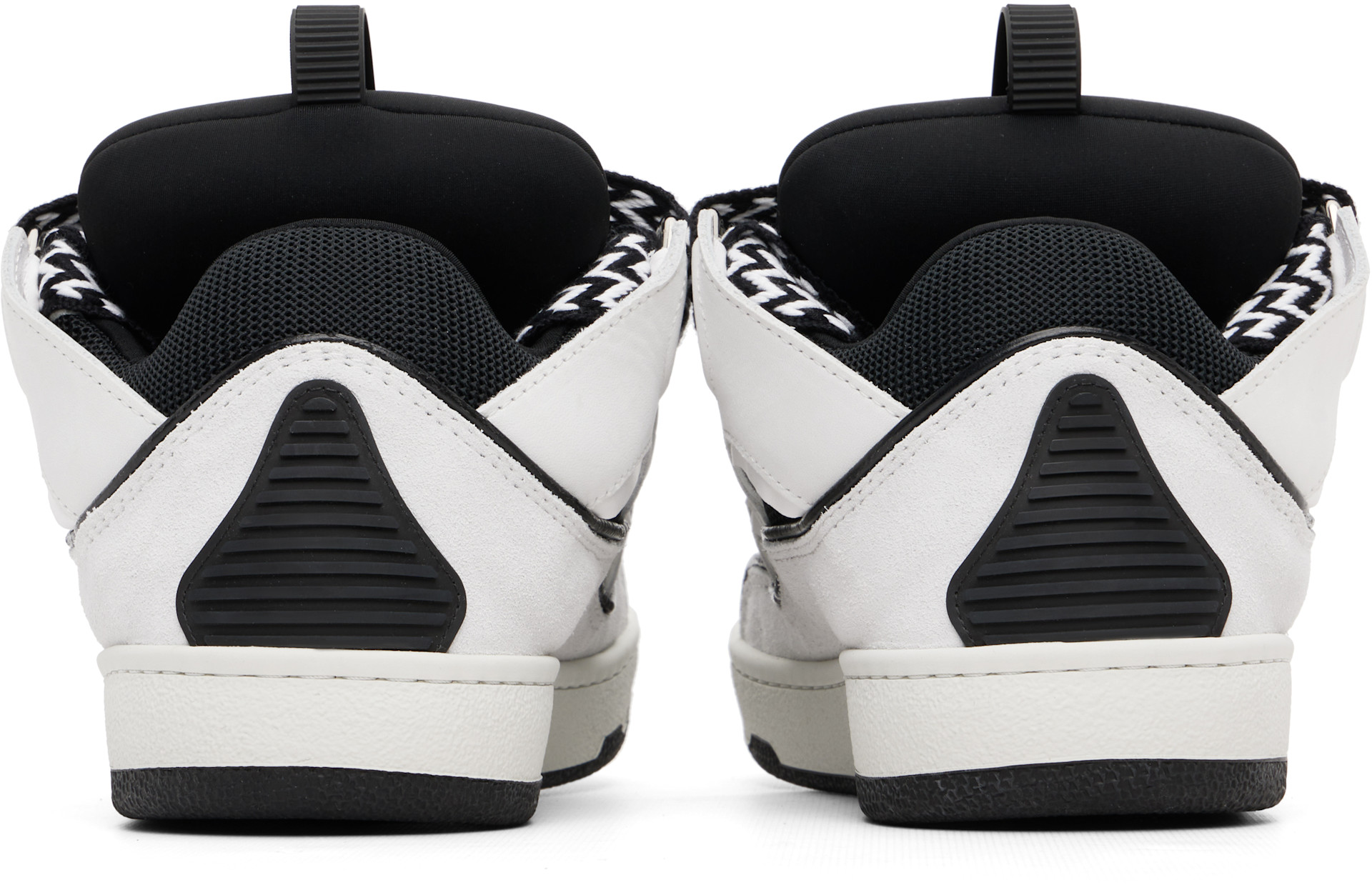 Lanvin: White Curb Sneakers | SSENSE