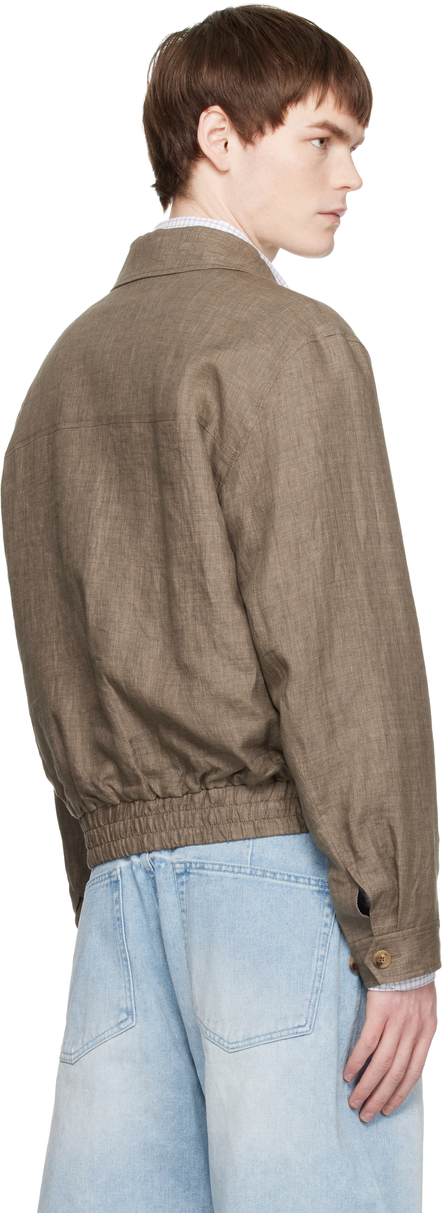 COOR - Taupe Double Pocket Station Blouson Jacket