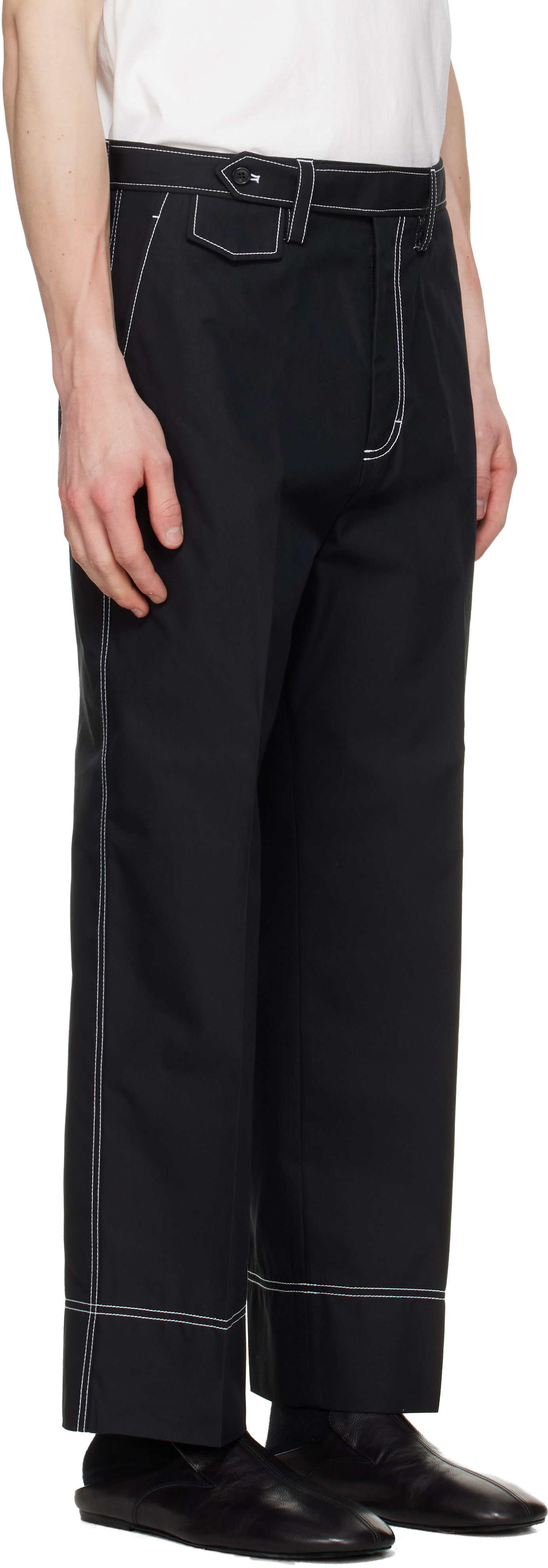 Lanvin - Pantalon de travail noir
