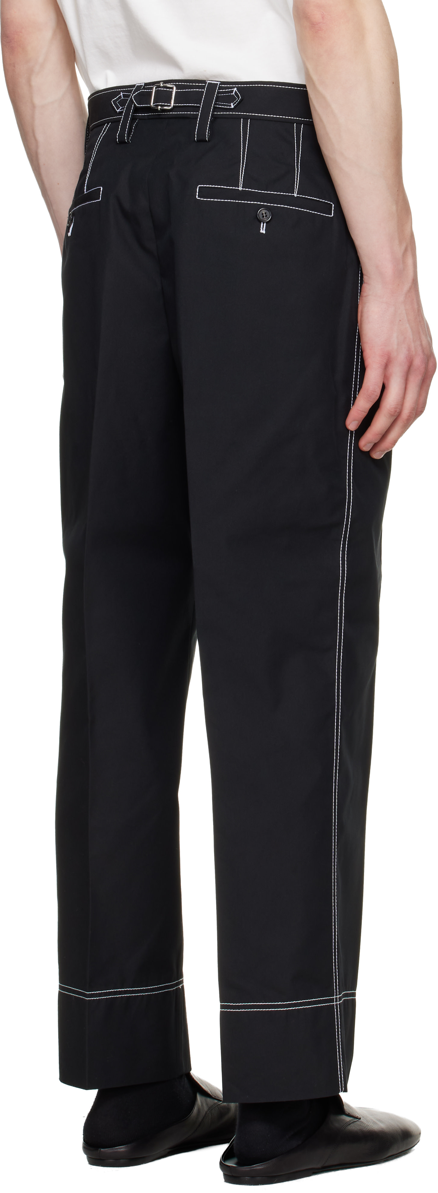 Lanvin - Pantalon de travail noir