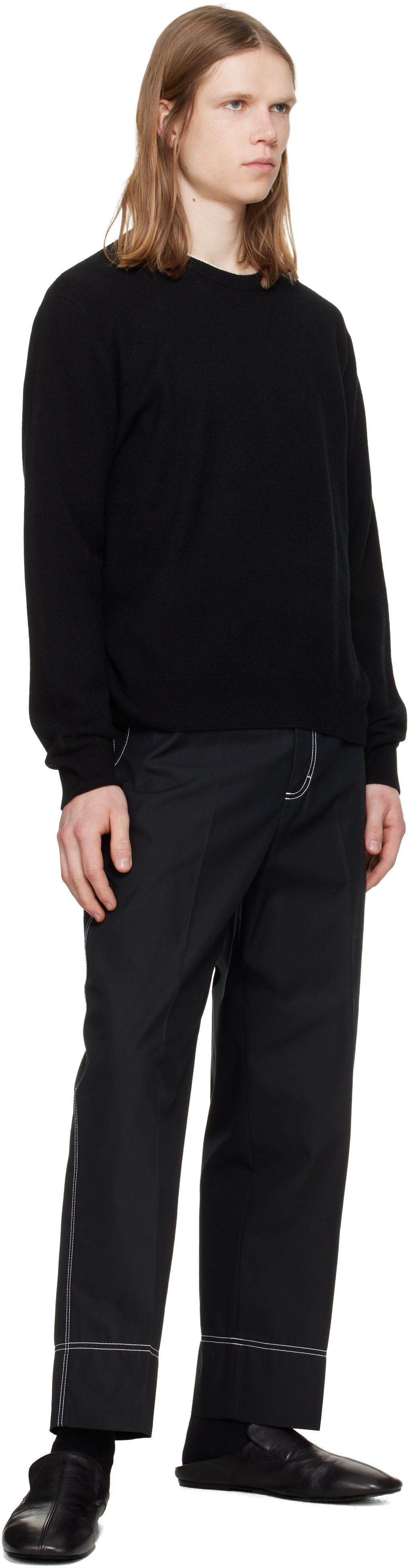 Lanvin - Pantalon de travail noir