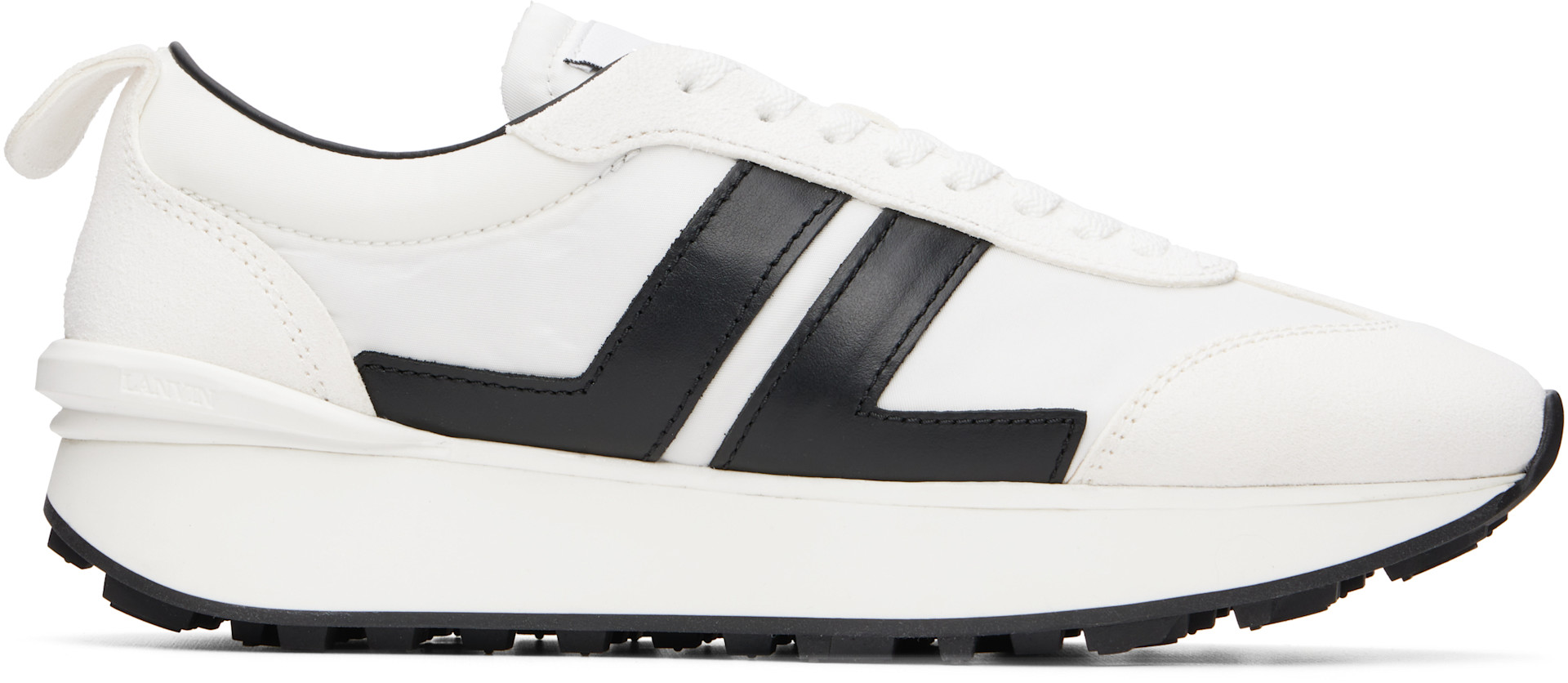 Lanvin - White Nylon Bumpr Sneakers
