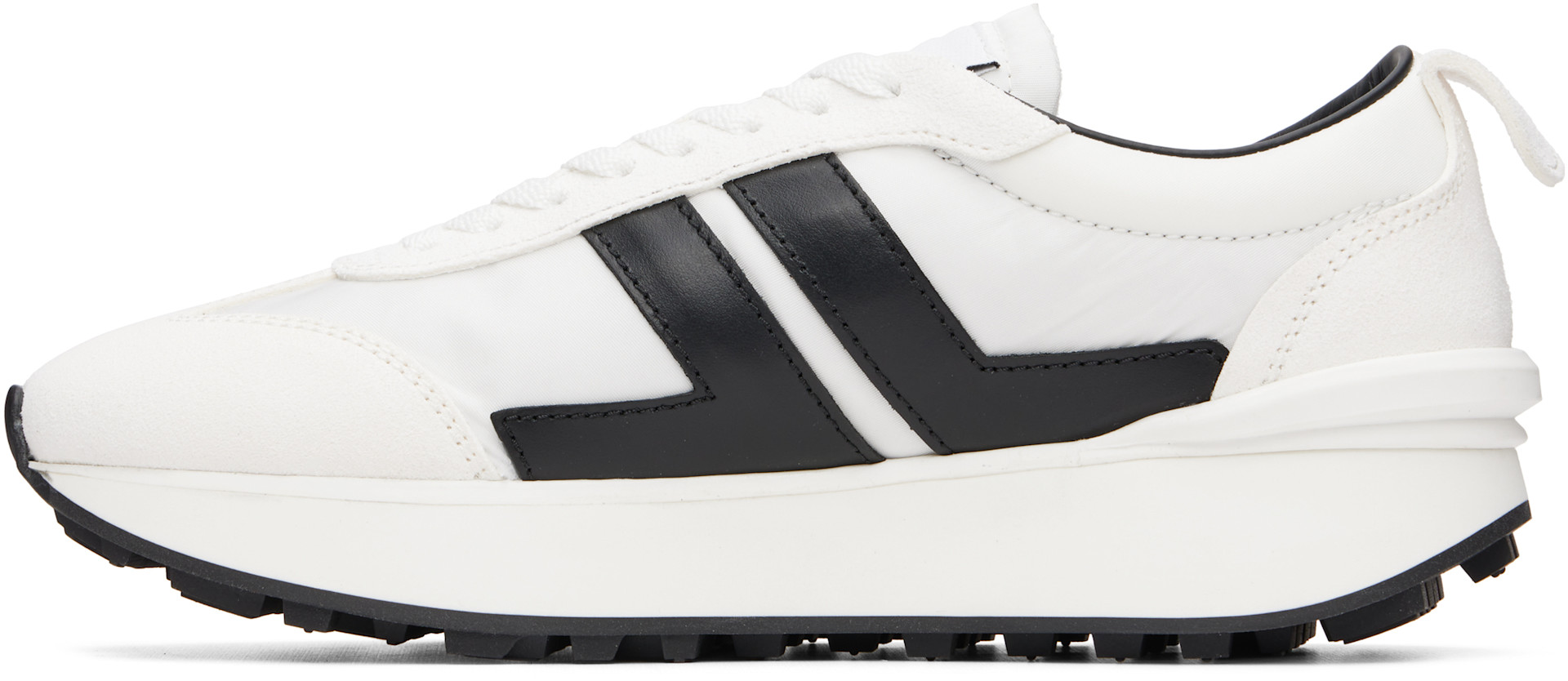 Lanvin - White Nylon Bumpr Sneakers