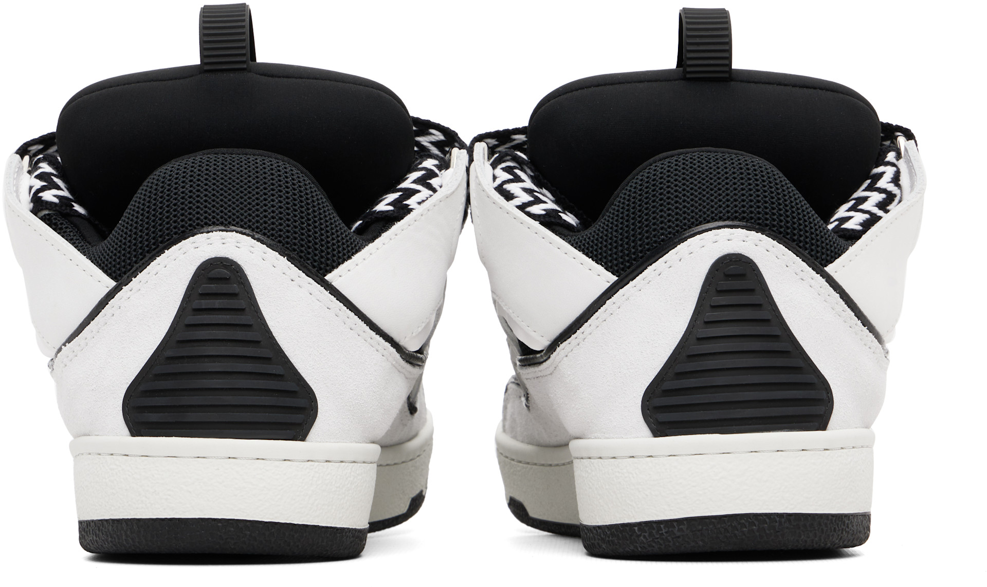 Lanvin: White Curb Sneakers | SSENSE